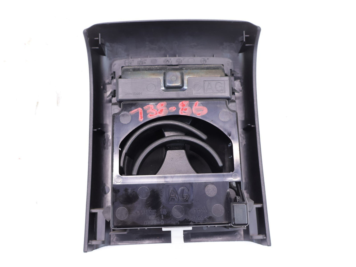 15-19 Subaru WRX Rear Center Console Cup Holder Cupholder Black OEM 2015-2019