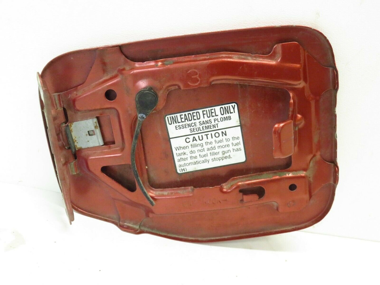 2009-2013 Subaru Forester Gas Door Cover Fuel Cap Filler Lid Red D2T 09-13
