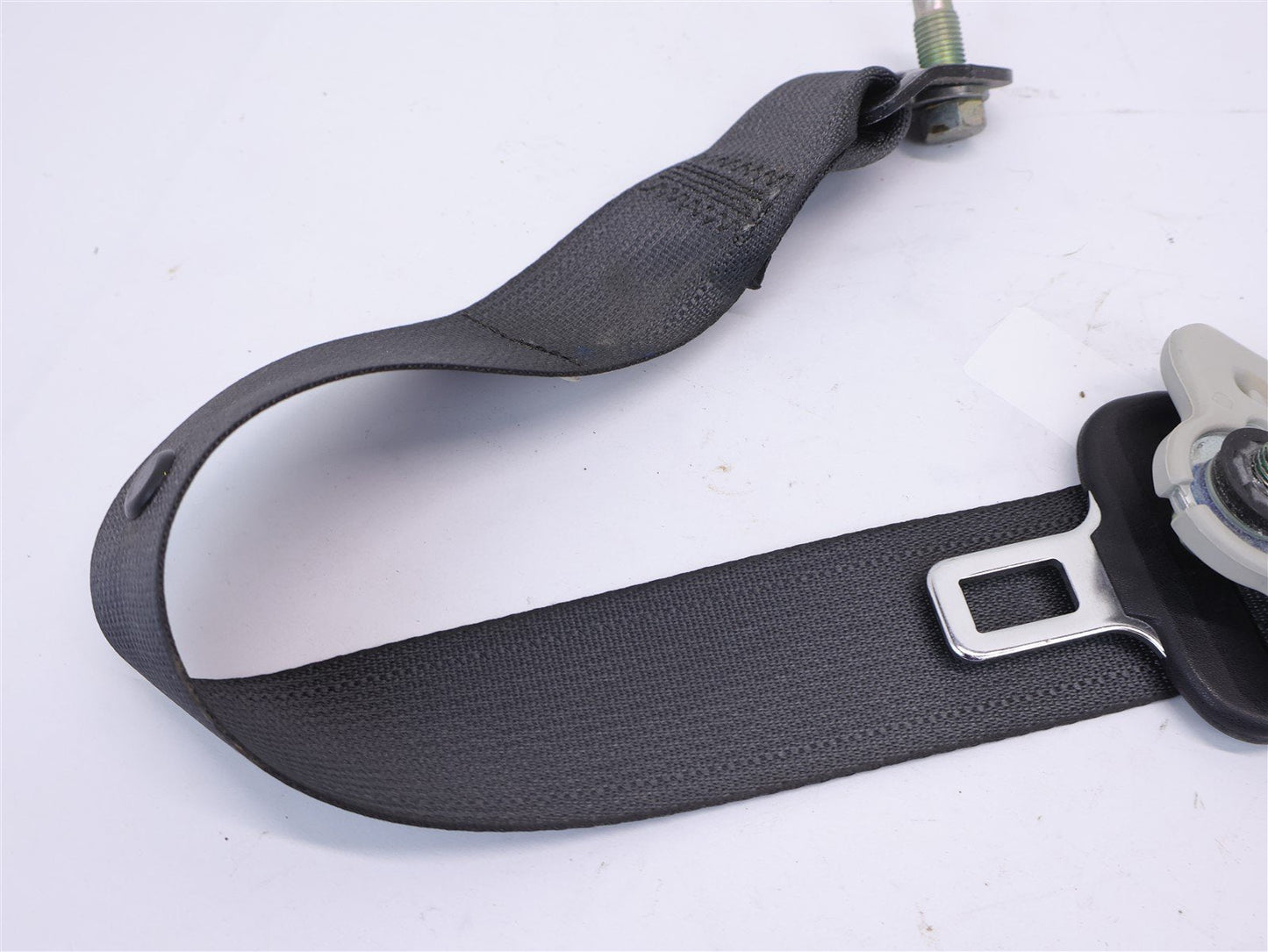 2013-2014 Subaru Outback Driver REAR Seat Belt Assembly LH Left Black OEM 13-14