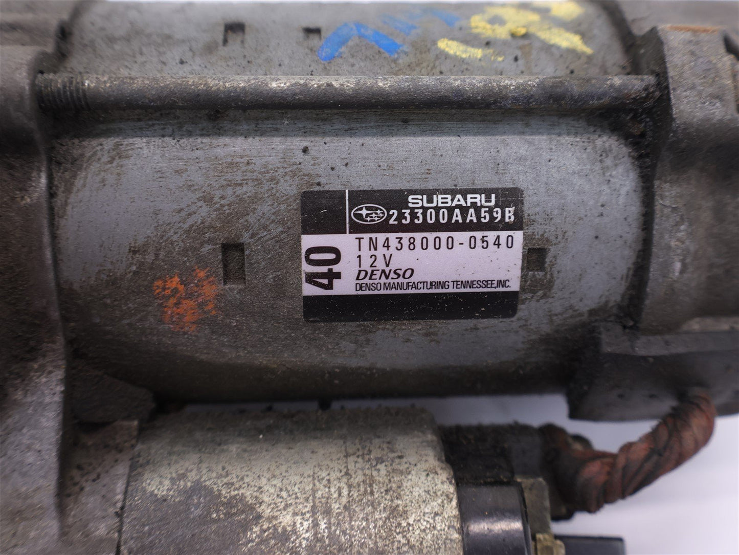 2013 Subaru Outback Engine Starter Motor CVT 23300AA59B 132k 10-14