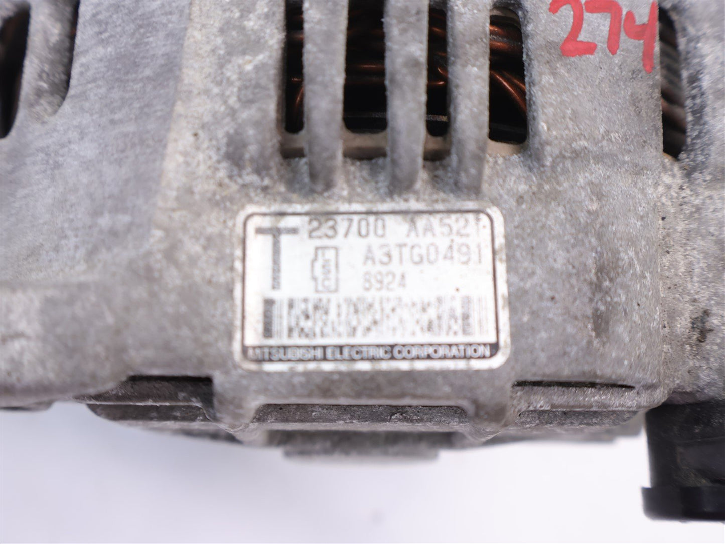 2006-2007 Subaru Impreza WRX Alternator 23700AA521 06-07