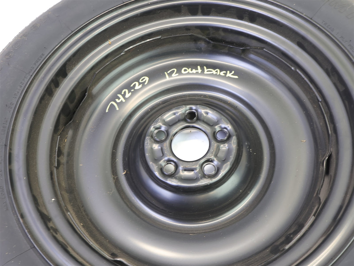 2010 2011 2012 2013 2014 Subaru Outback Spare Tire 17" Wheel 145 80 R17 OEM
