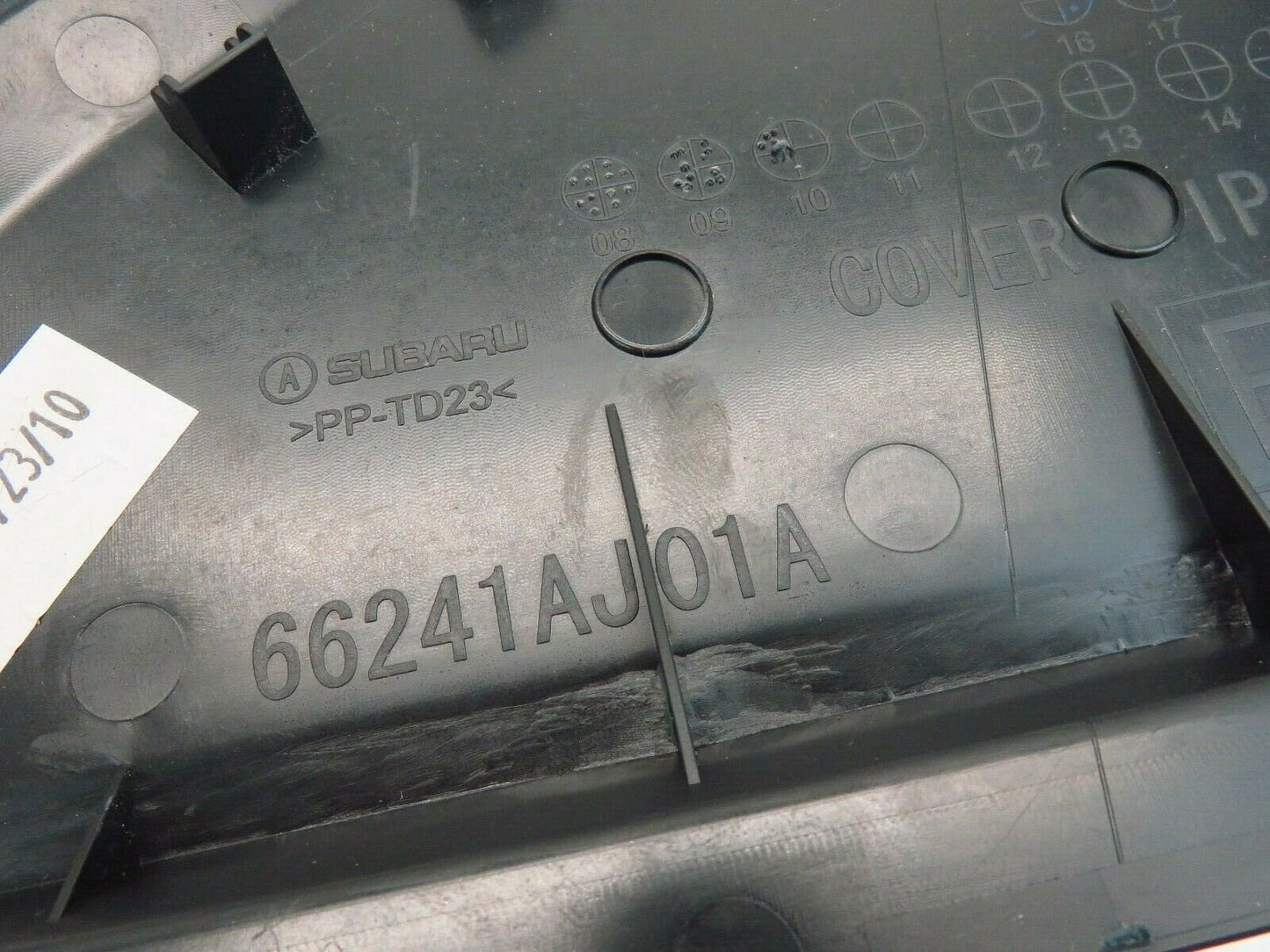 2011 Subaru Outback Dash End Cover Trim Panel Driver LH Side 66241AJ01A 10-14