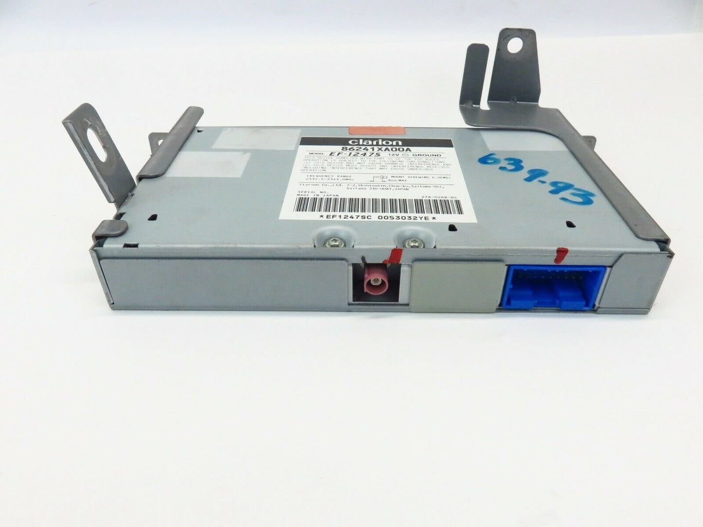 2011 Subaru Legacy & Outback Radio Control Unit Clarion XM Tuner 86241XA00A 11