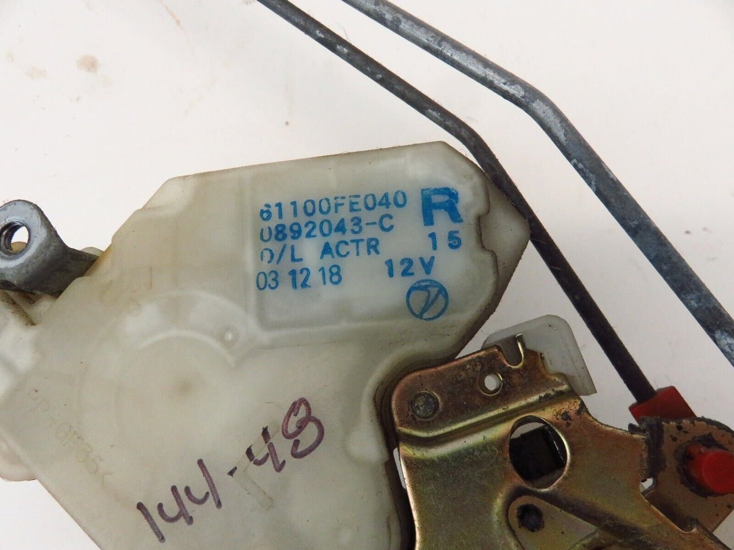 2004 Subaru Impreza WRX Passenger Rear Door Lock Actuator Latch RH 02-07