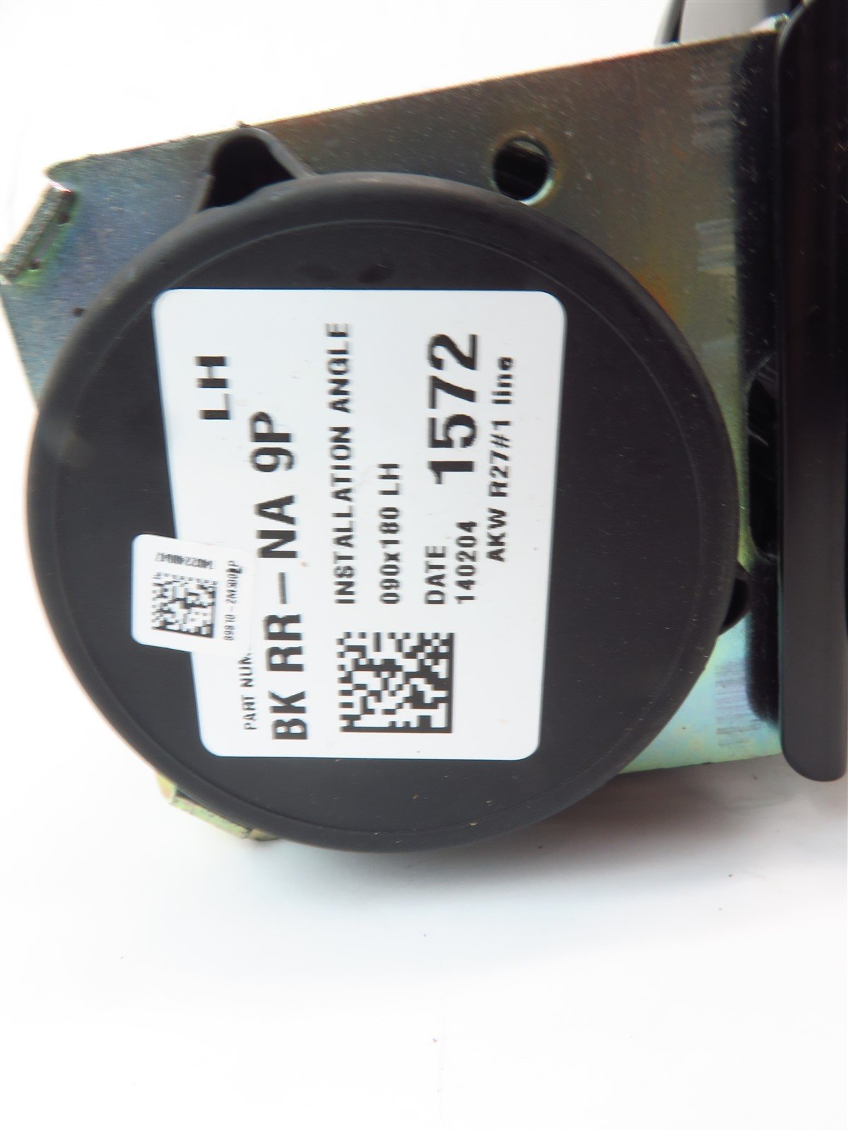 2014 Hyundai Genesis Coupe 2.0T Passenger REAR Seat Belt Retractor RH OEM 13-16