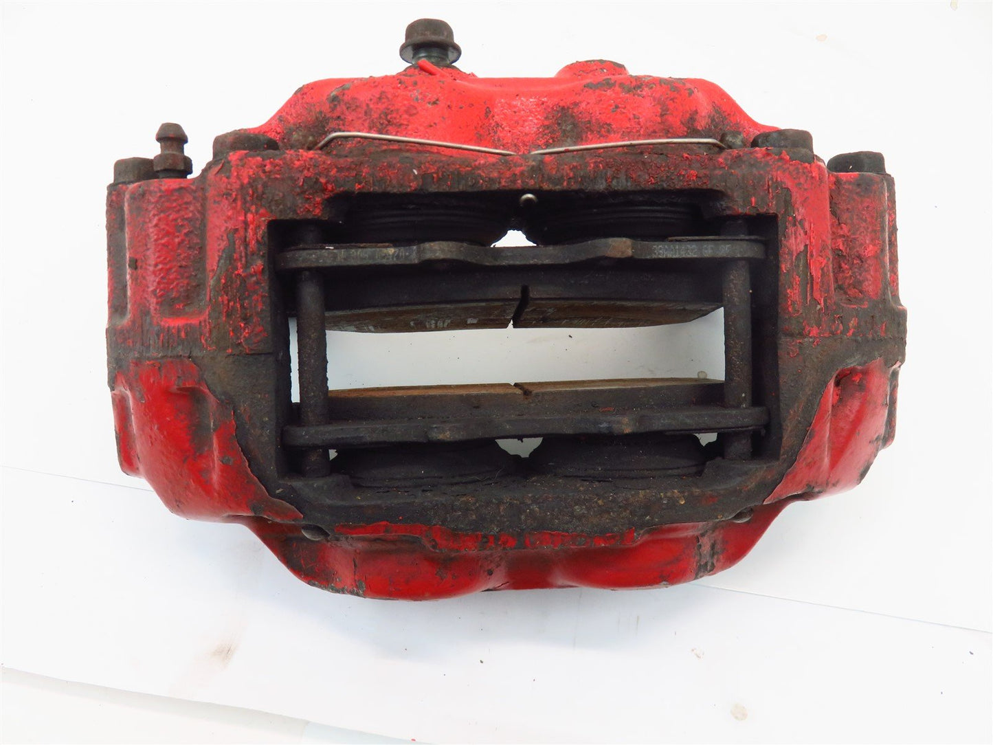 2006-2007 Subaru Impreza WRX Driver Front Brake Caliper Red 4 Piston LH 06-07