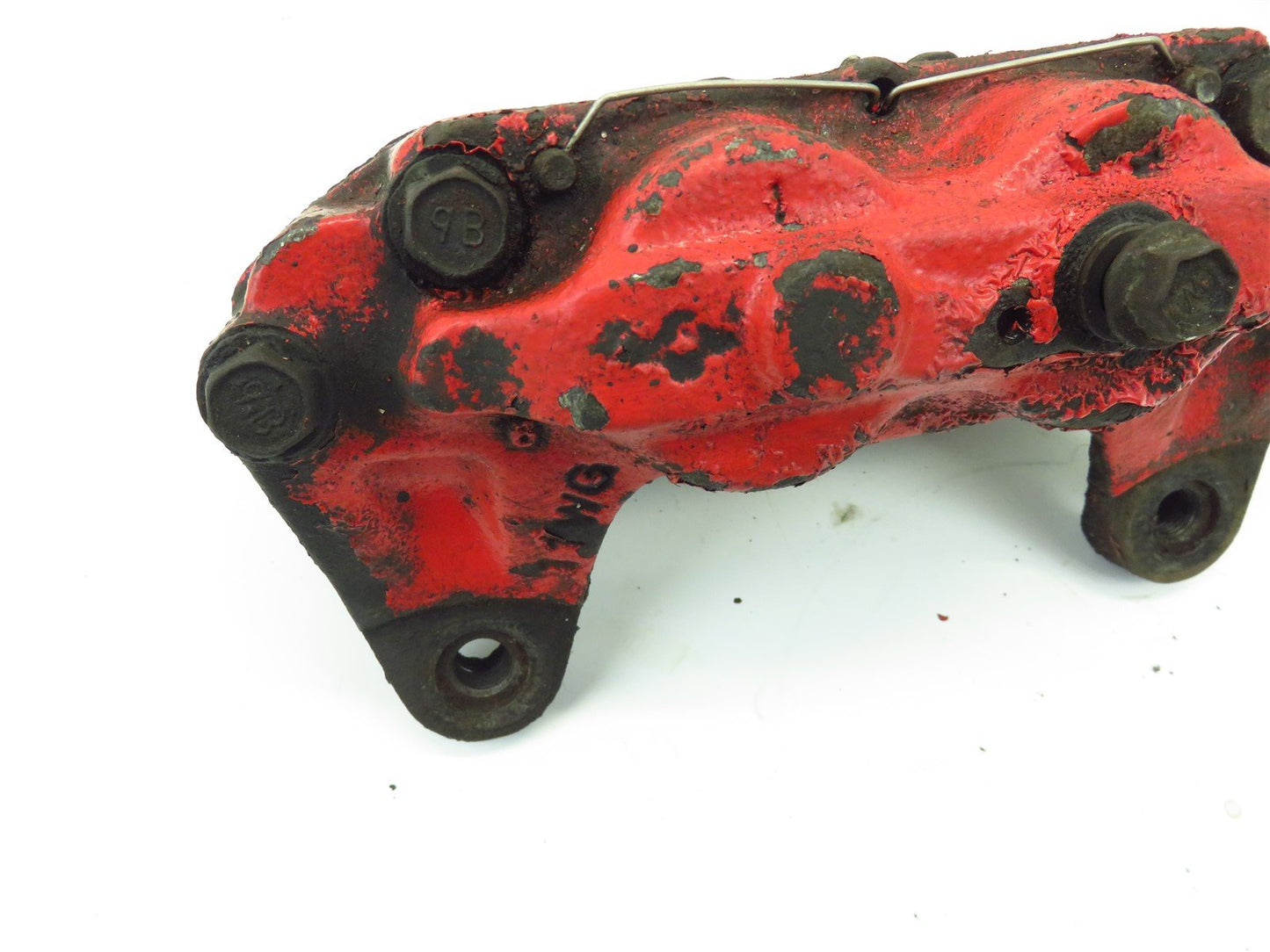 2006-2007 Subaru Impreza WRX Driver Front Brake Caliper Red 4 Piston LH 06-07
