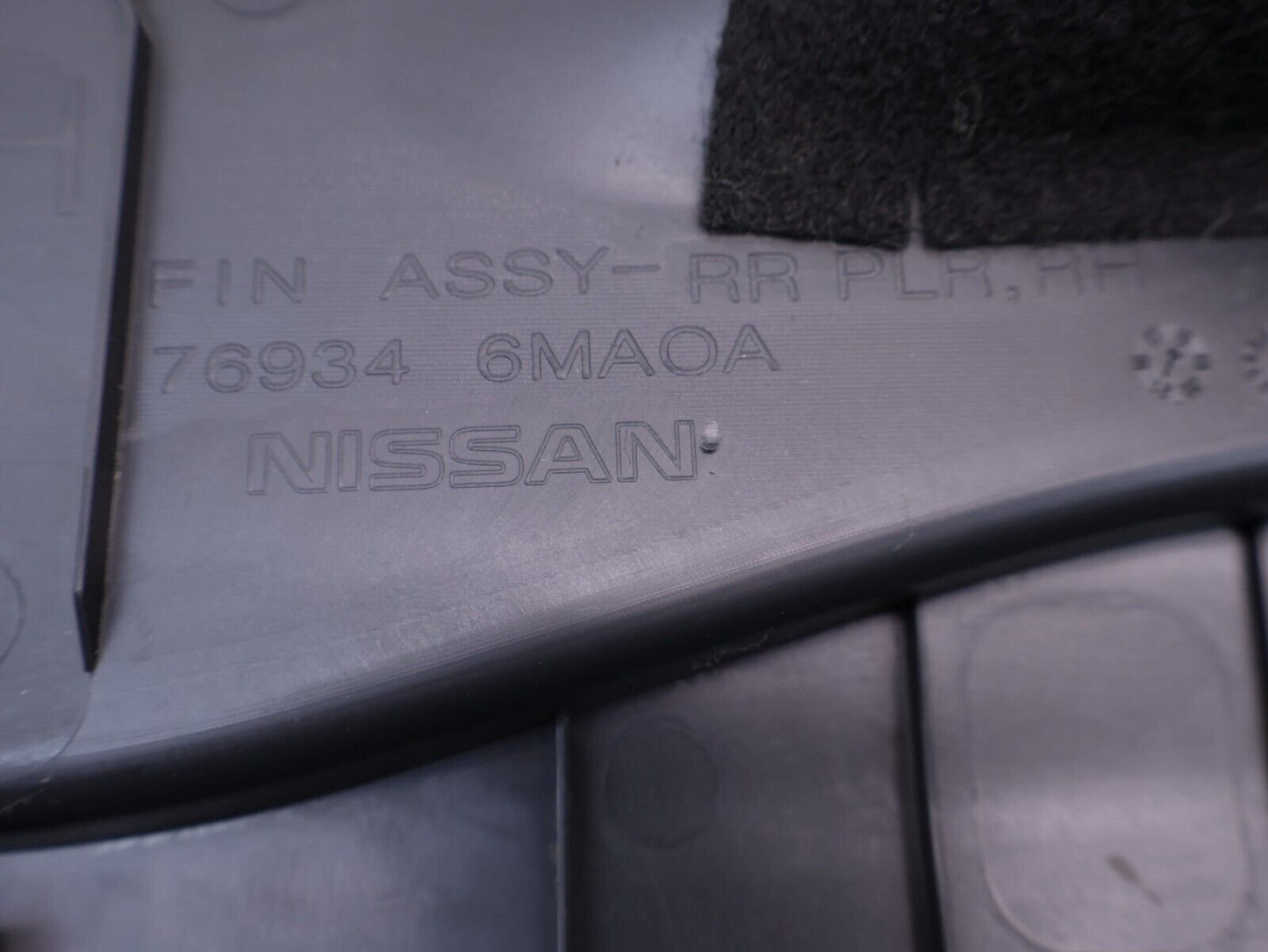 2017-2019 Nissan Rogue Sport Passenger Rear C Pillar Trim Panel RH Right OEM