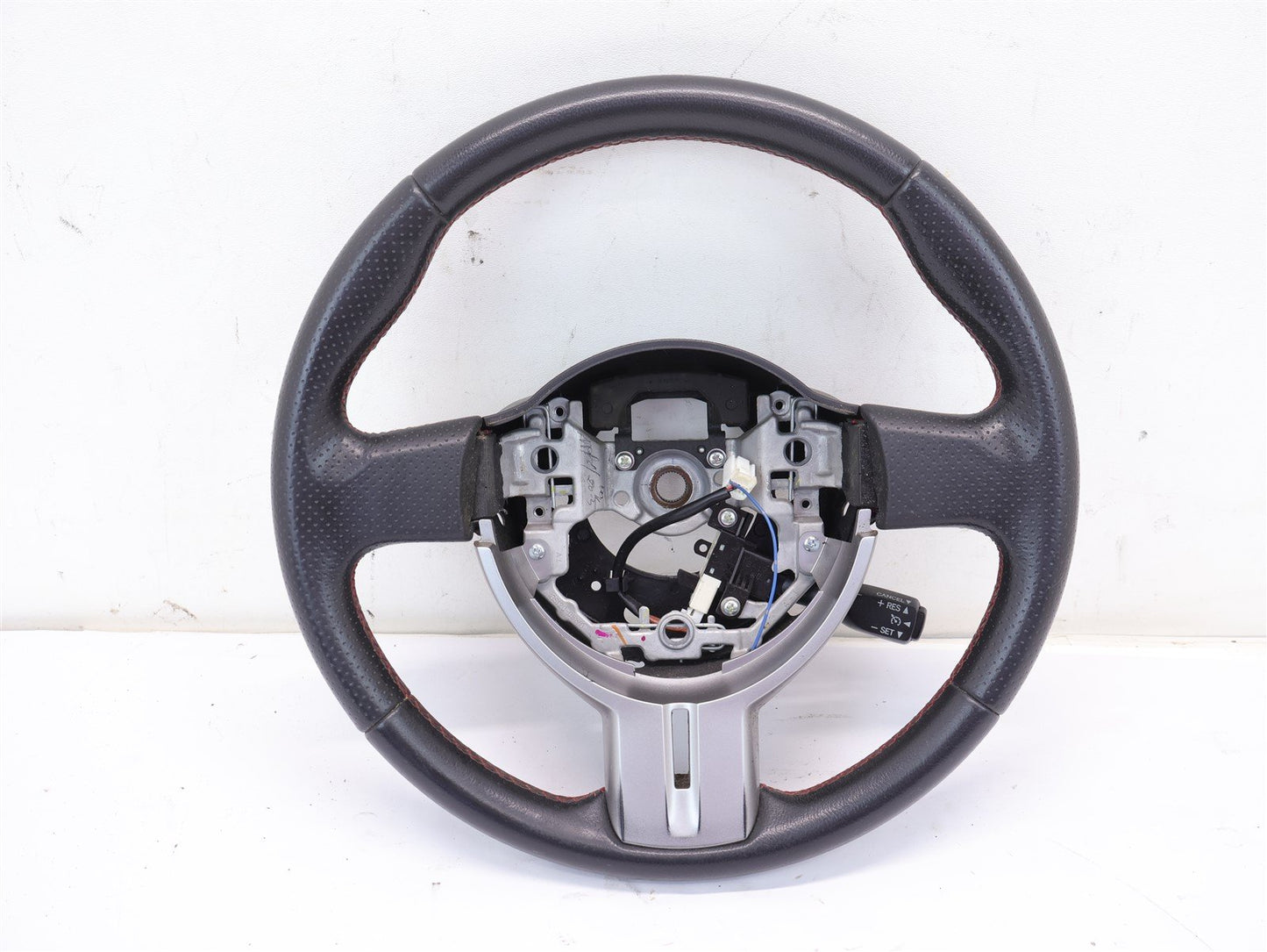 2013-2016 Scion FR-S FRS Steering Wheel OEM Leather w/ Red Stitching 13-16