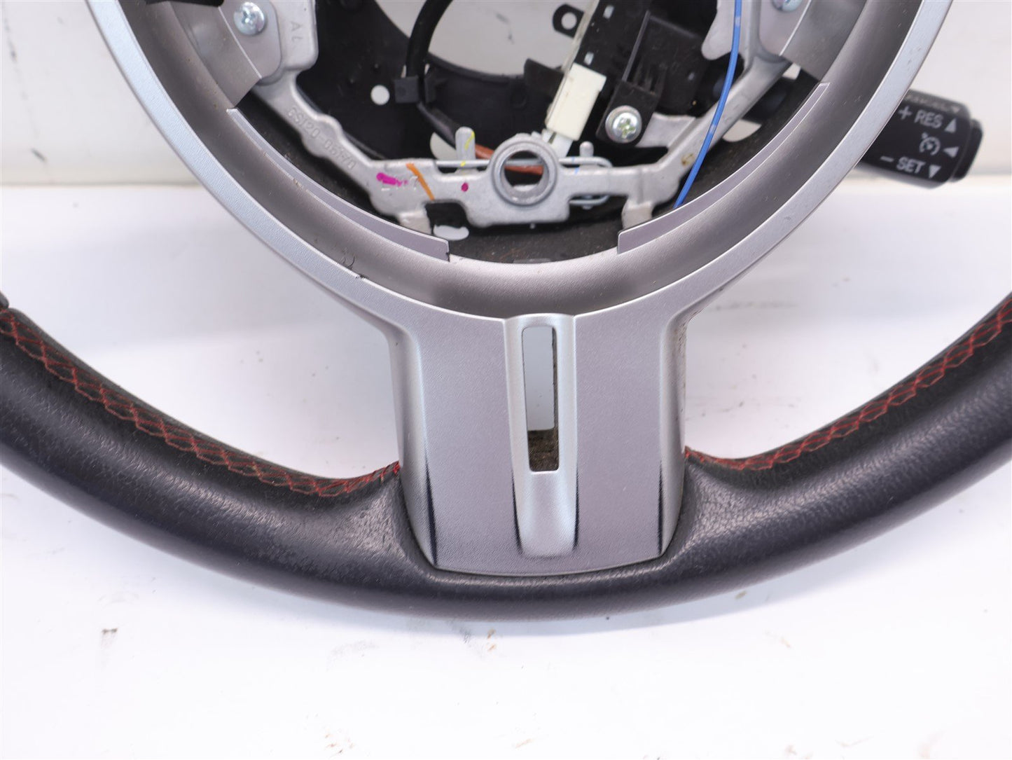 2013-2016 Scion FR-S FRS Steering Wheel OEM Leather w/ Red Stitching 13-16