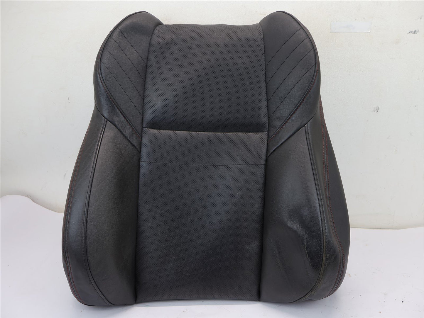 2015-2020 Subaru WRX Driver Front Seat Cover Skin UPPER Top Black Leather LH OEM