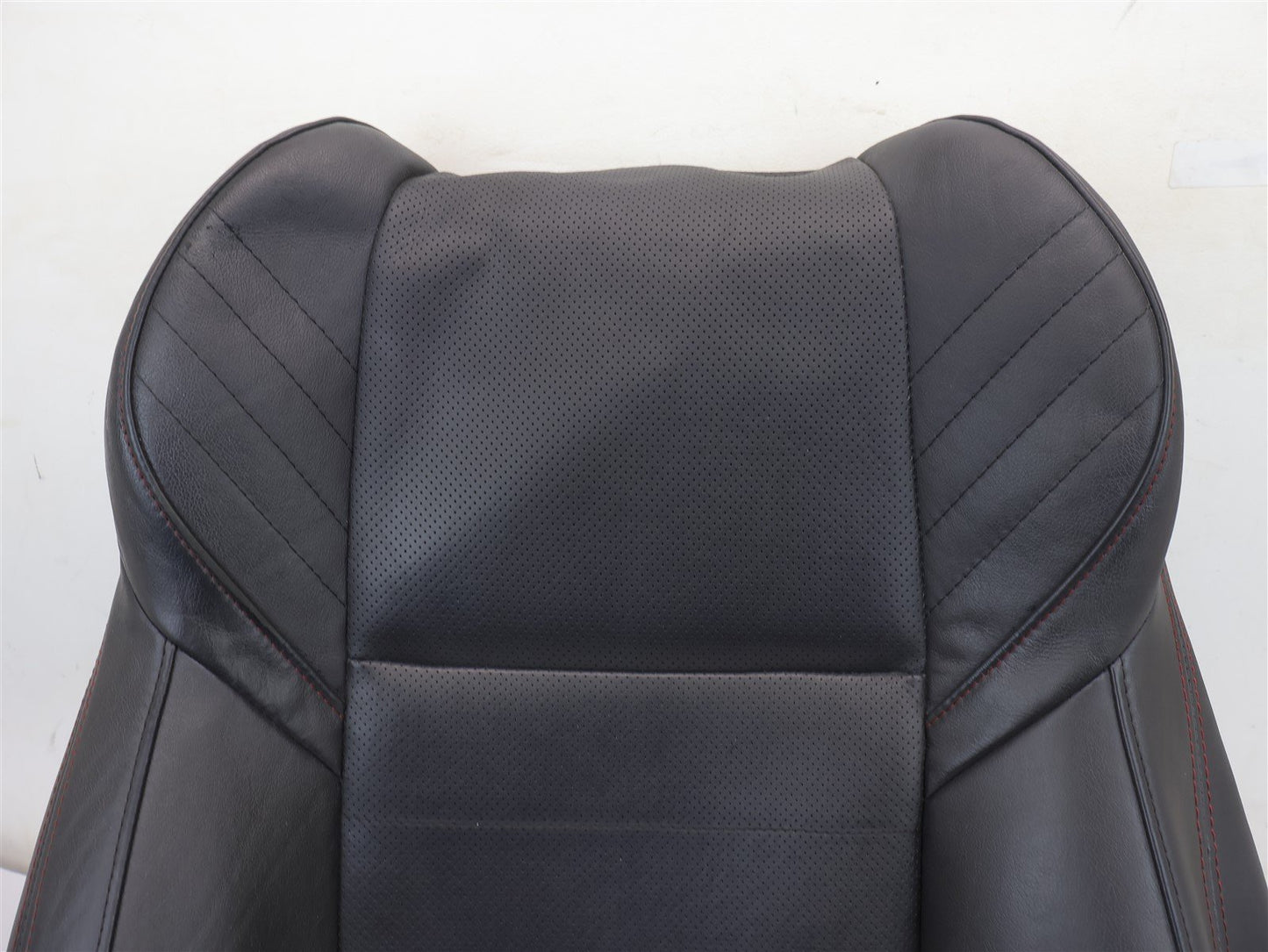2015-2020 Subaru WRX Driver Front Seat Cover Skin UPPER Top Black Leather LH OEM