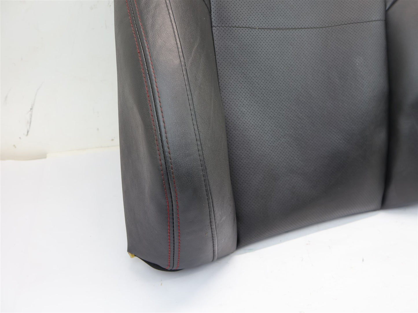 2015-2020 Subaru WRX Driver Front Seat Cover Skin UPPER Top Black Leather LH OEM