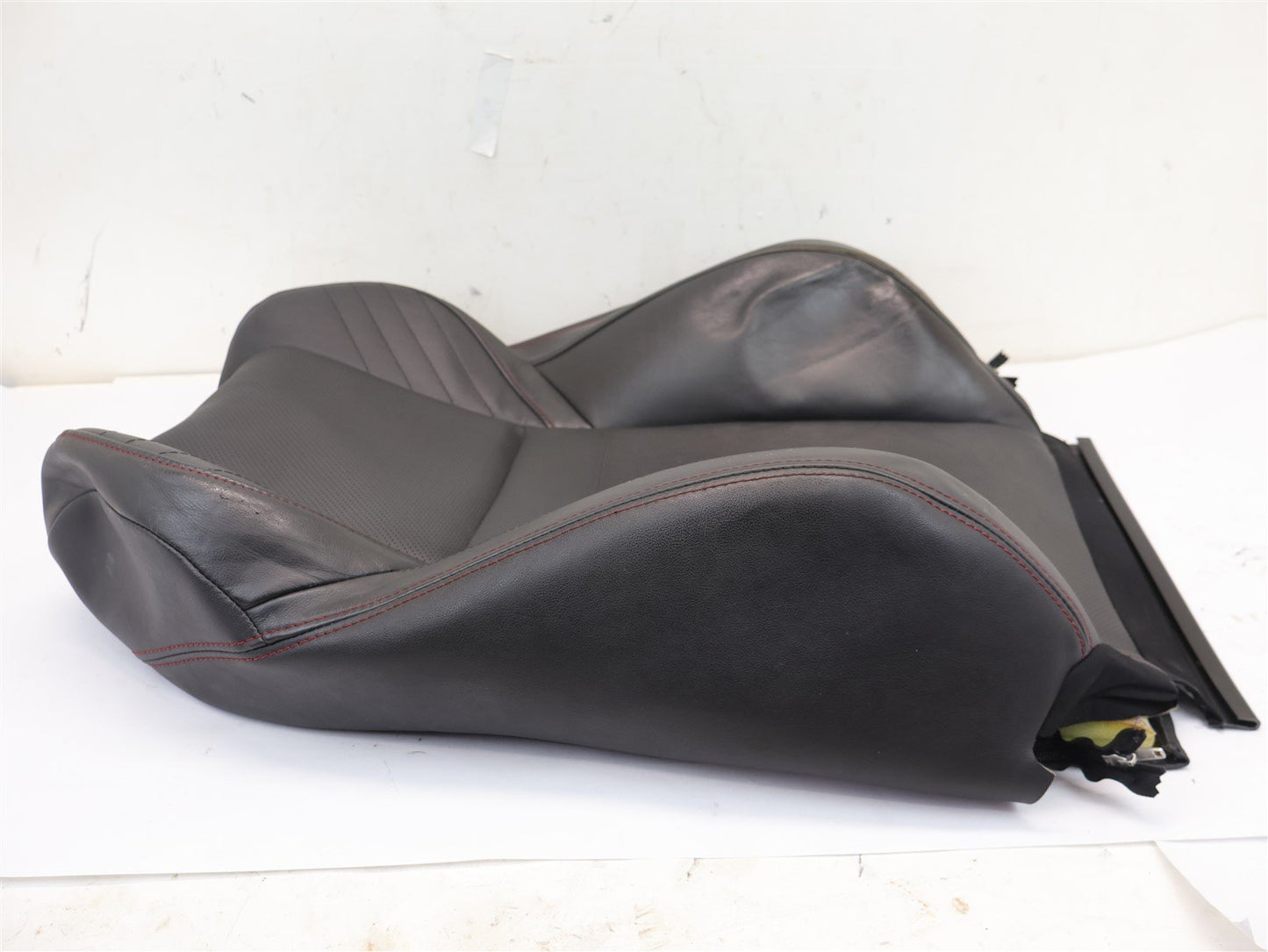 2015-2020 Subaru WRX Driver Front Seat Cover Skin UPPER Top Black Leather LH OEM
