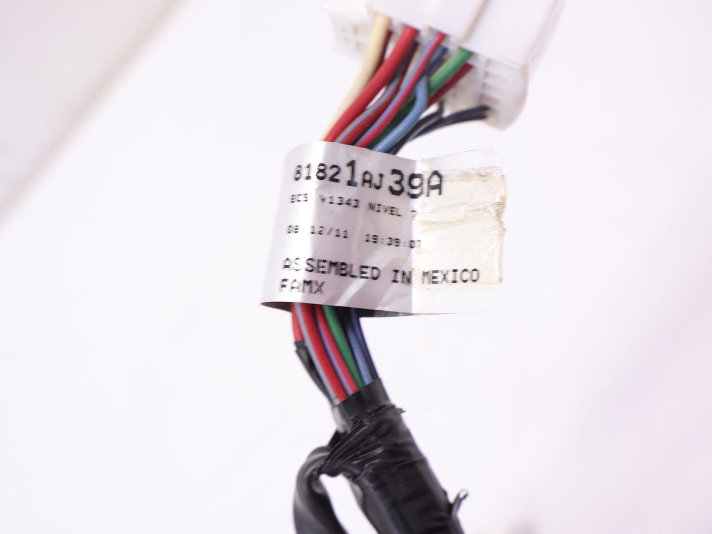 2012 Subaru Outback Front Door Wiring Harness RH Passenger 81821AJ39A 2011-2014