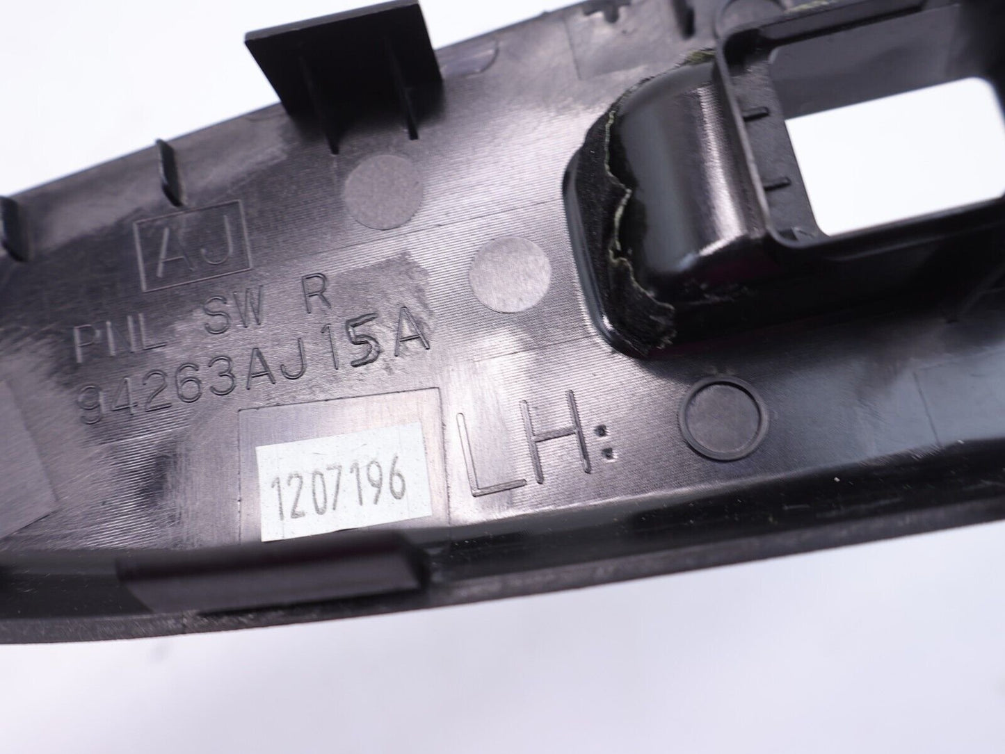 2010-2014 Subaru Outback Driver Rear Window Switch Trim Panel Bezel 94263AJ15A