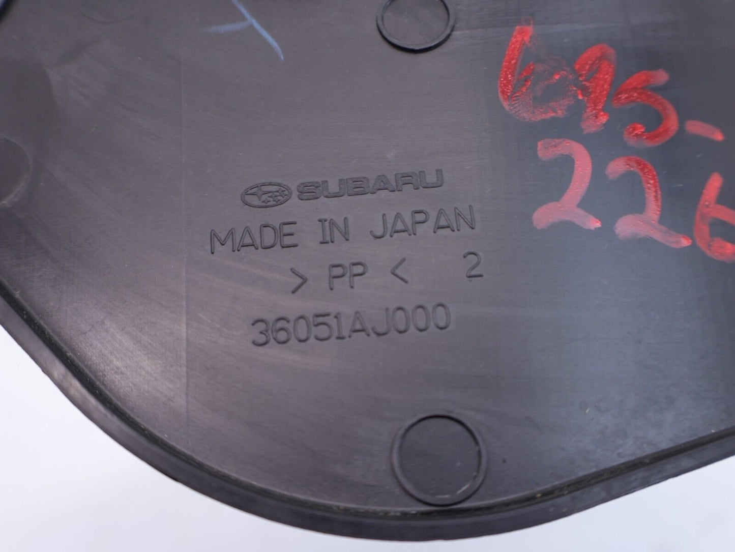 2010-2014 Subaru Legacy Outback Carpet Retainer Accelerator Plate 36051AJ000