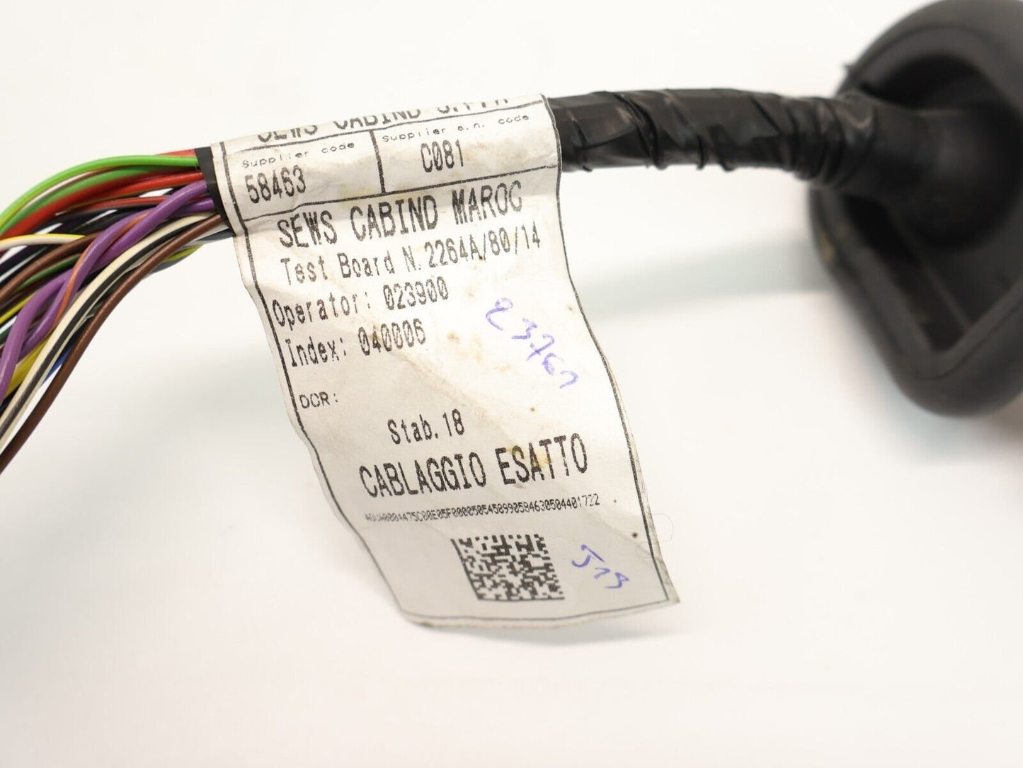 2017-2022 Alfa Romeo Giulia Passenger Front Door Wiring Harness RH Right OEM