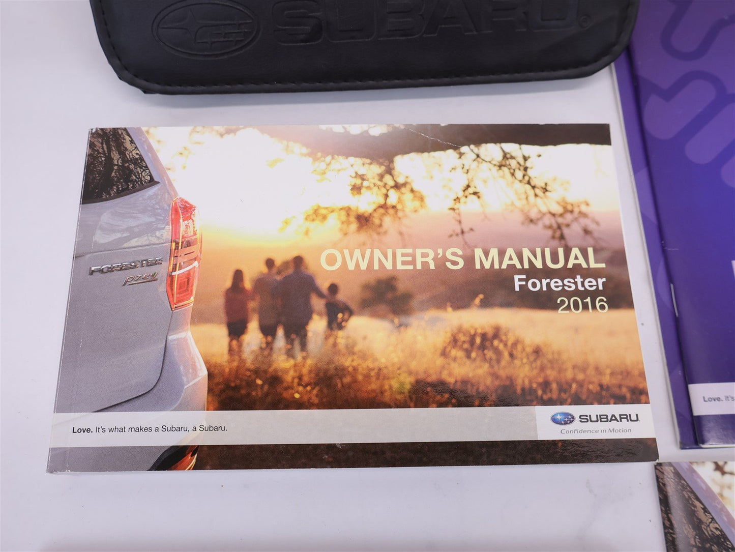 2016 Subaru Forester Owners Manual Book with Case and Booklets