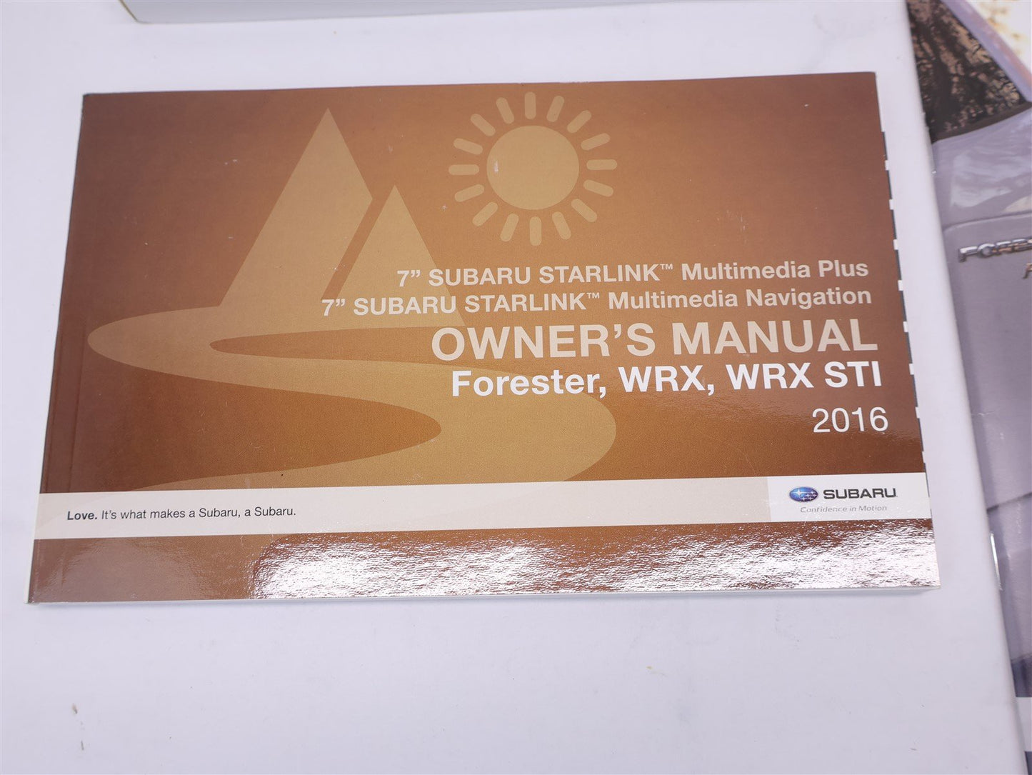 2016 Subaru Forester Owners Manual Book with Case and Booklets