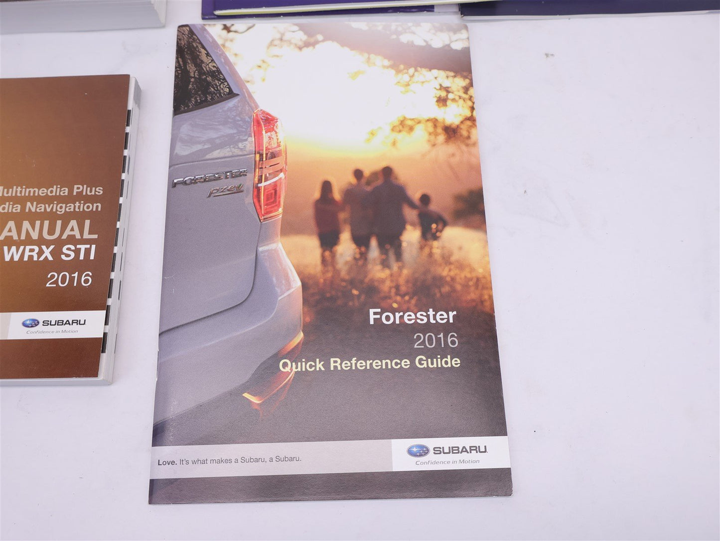 2016 Subaru Forester Owners Manual Book with Case and Booklets