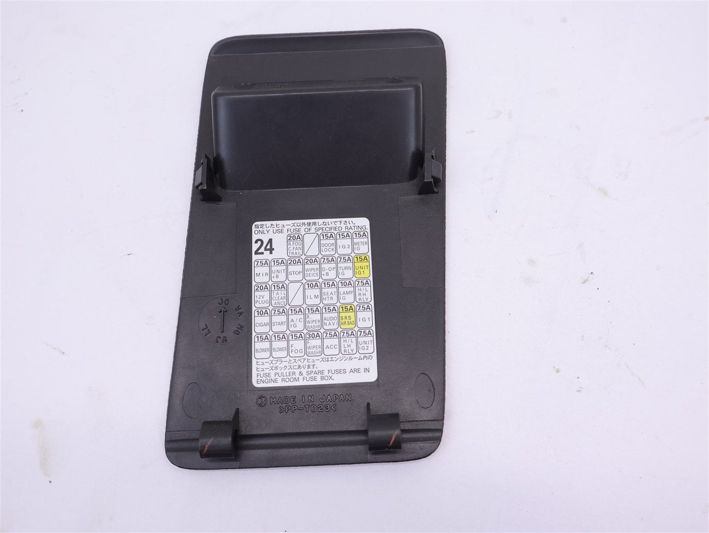 2005-2009 Subaru Legacy Fuse Box Trim Door Cover Lid Access Dash Black 05-09