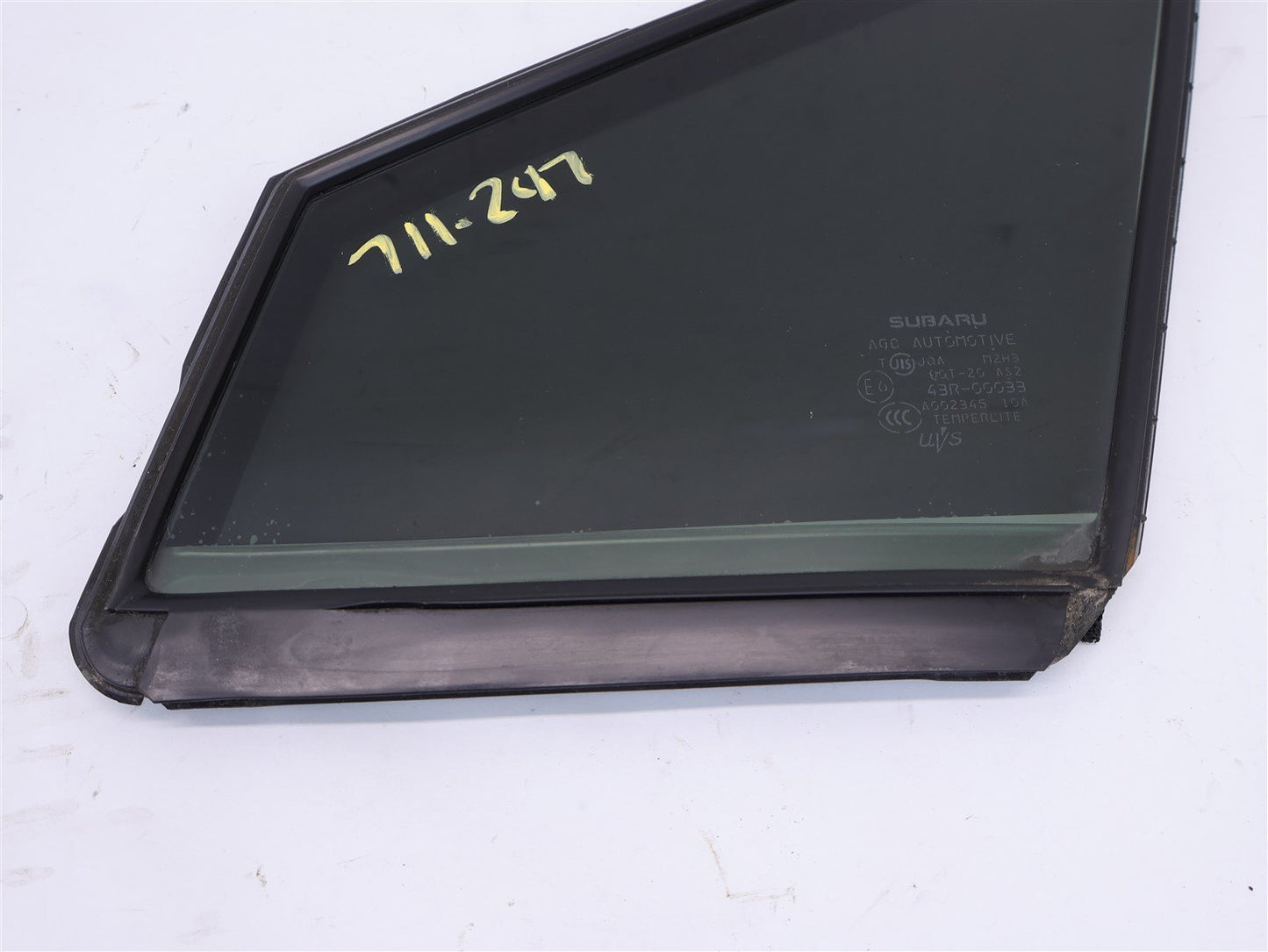 2015-2021 Subaru WRX & STI Front Door Vent Glass Corner LH Left Driver Side OEM