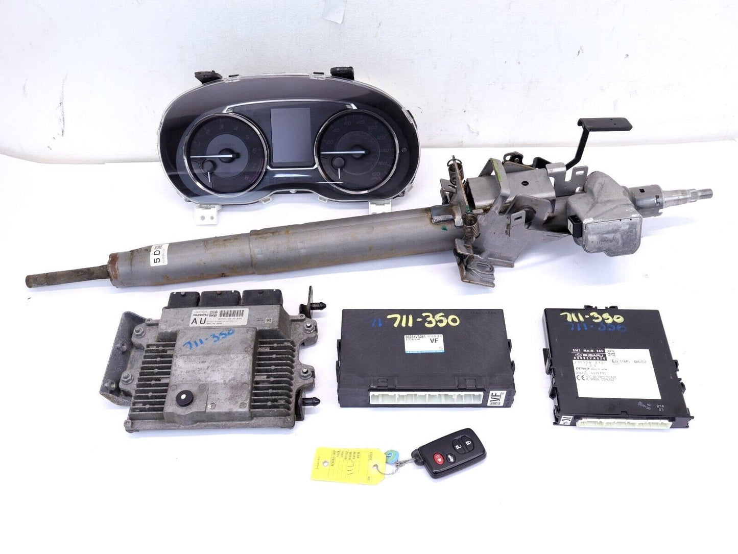 2015 Subaru WRX Immobilizer Set ECU Ignition Speedometer Key Fobs AT 2.0L 15 OEM