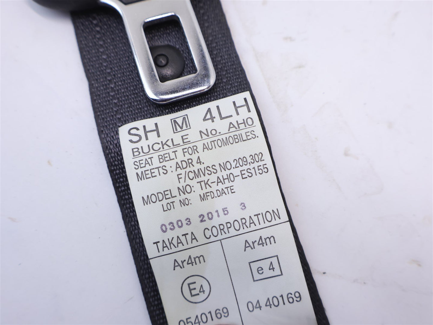 2015 Subaru WRX Left Rear Seat Belt Assembly LH Driver Side OEM 2015-2021