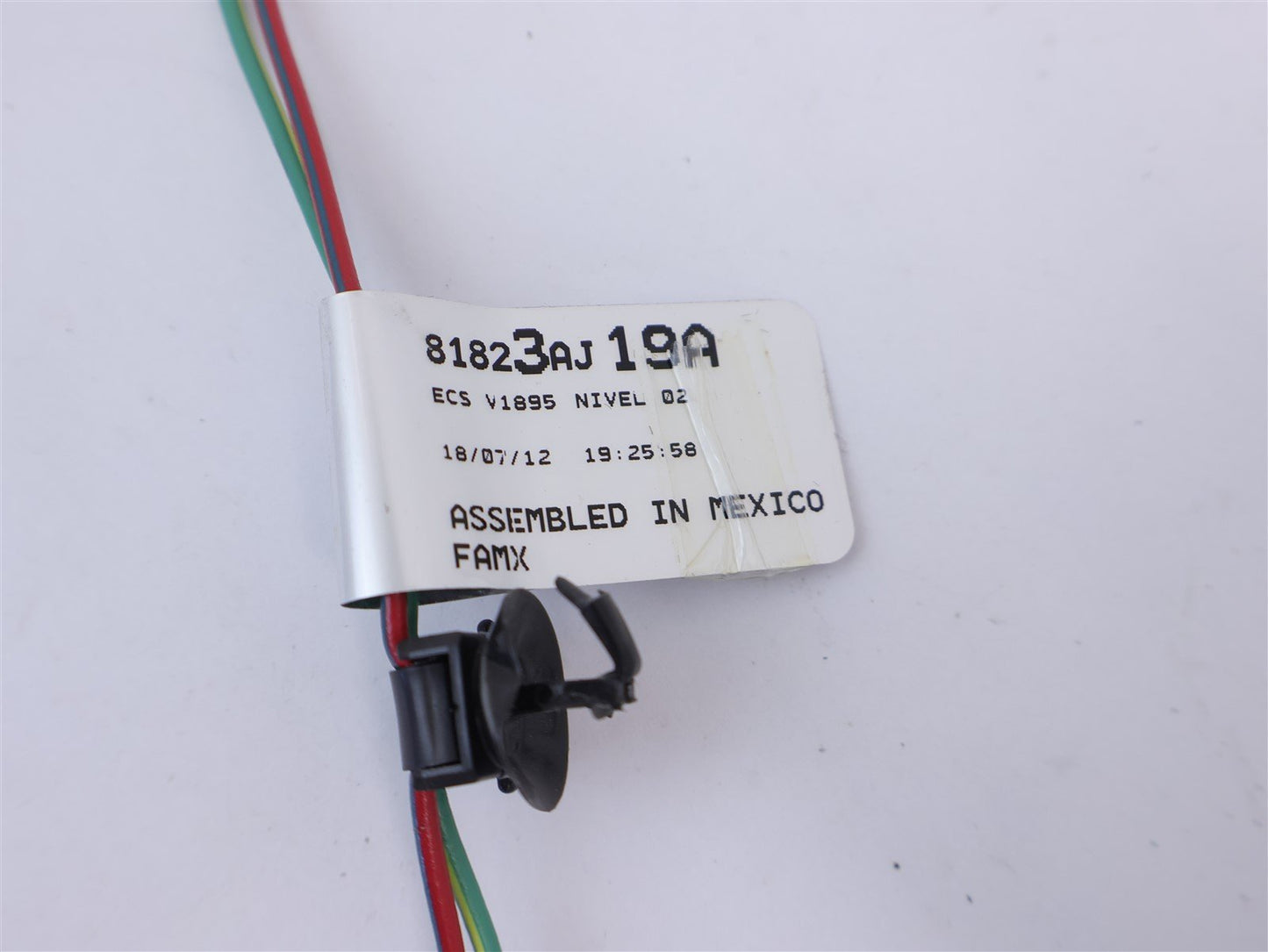 2013-2014 Subaru Outback Legacy Rear Door Wiring Harness 81823AJ19A LH Driver