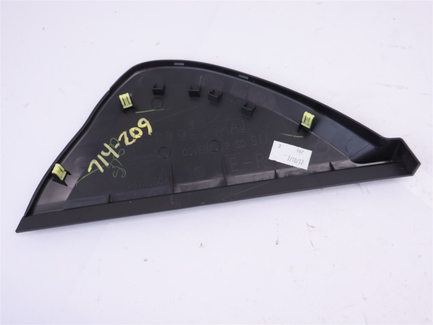 2013 Subaru Outback Dash End Trim Side Passenger RH 66241AJ00A 2010-2014
