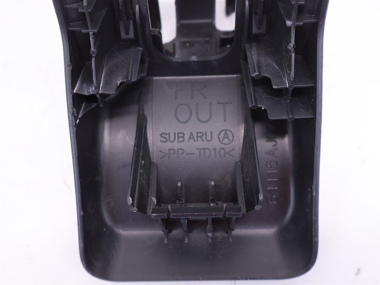 2013 Subaru Outback Front Seat Track Cap Trim End Outer RH 64115AJ020 2010-2014
