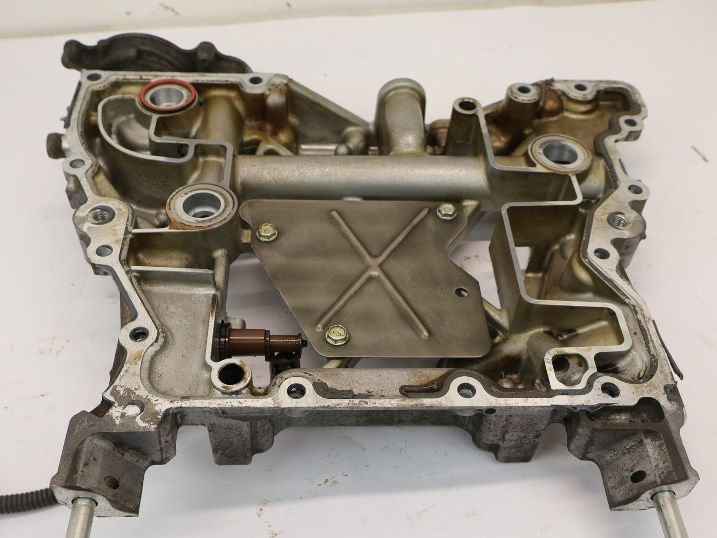 2013-2014 Subaru Legacy Outback Upper Oil Pan 2.5L Engine OEM 13-14