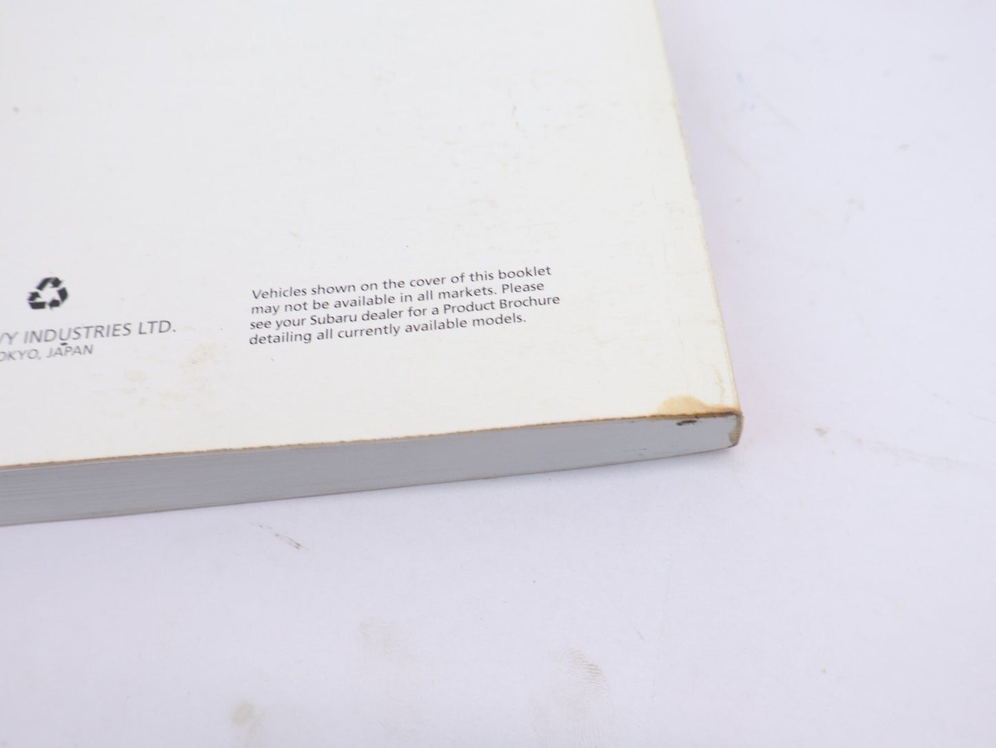 2014 Subaru WRX / WRX STI Owners Manual Booklet Book and Case OEM