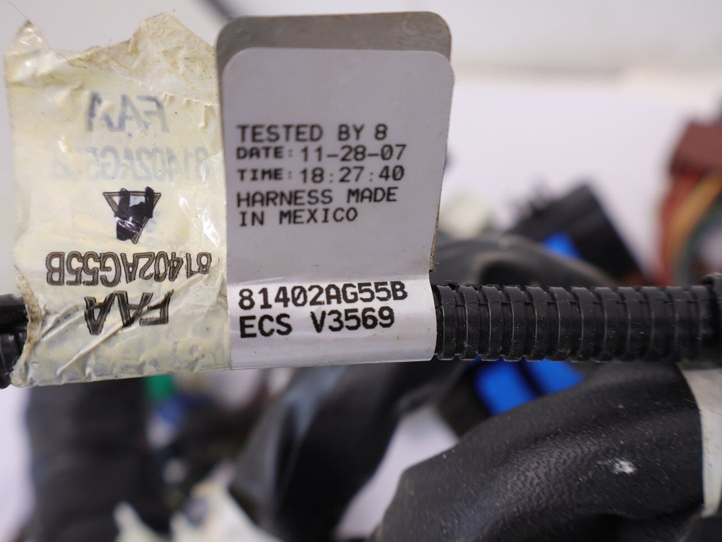 2008 Subaru Legacy GT Sedan Bulk Wiring Harness Dash Main Center 81402AG55B