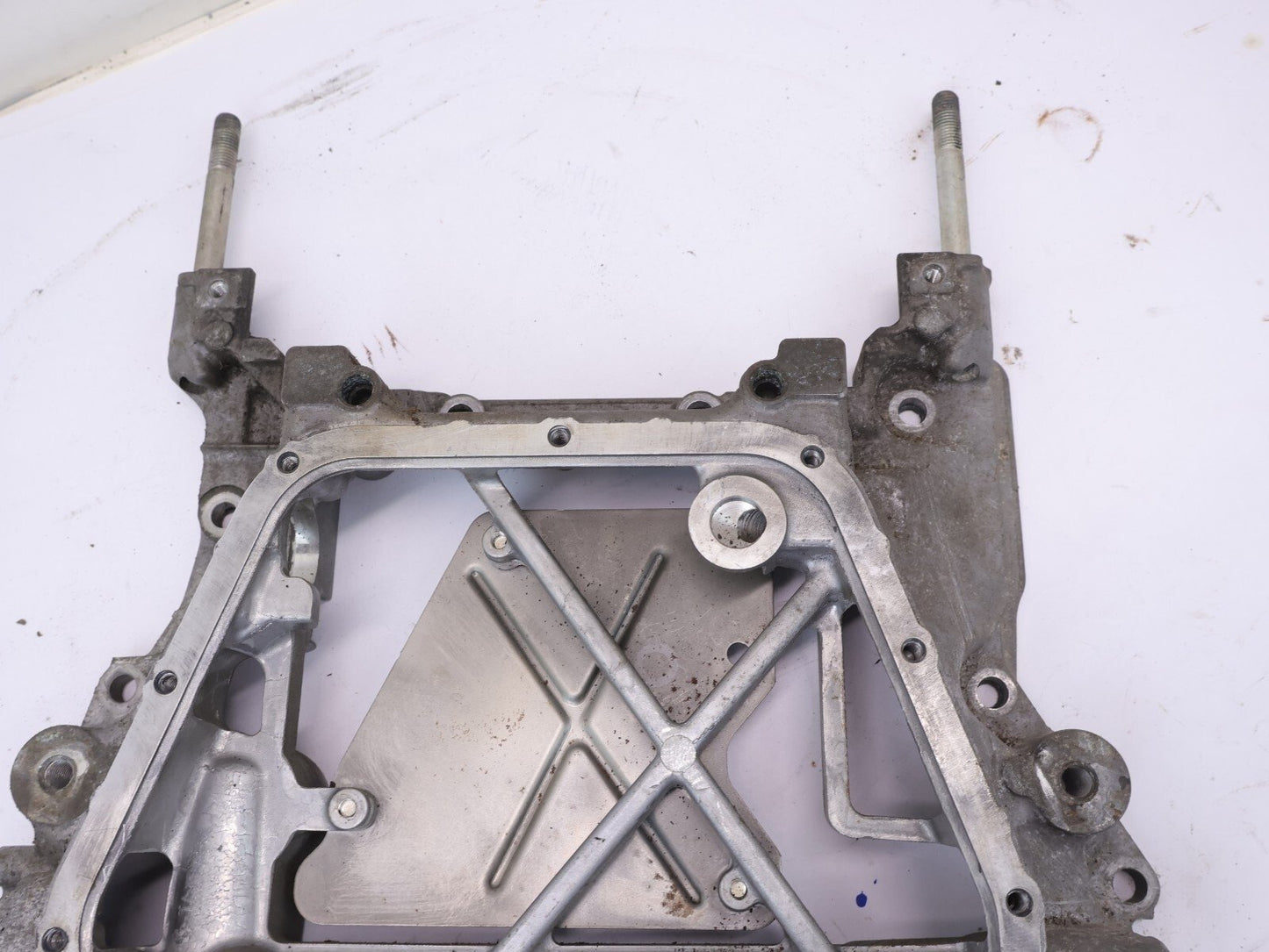 2013 Subaru XV Crosstrek Engine Upper Oil Pan Manual Trans MT OEM