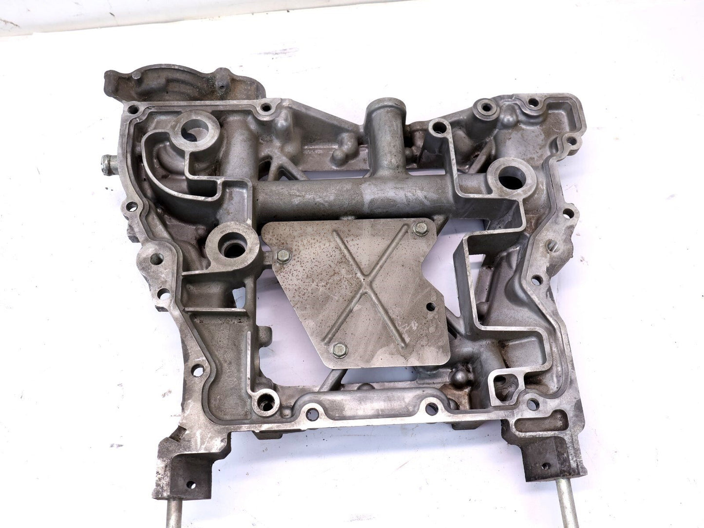 2013 Subaru XV Crosstrek Engine Upper Oil Pan Manual Trans MT OEM