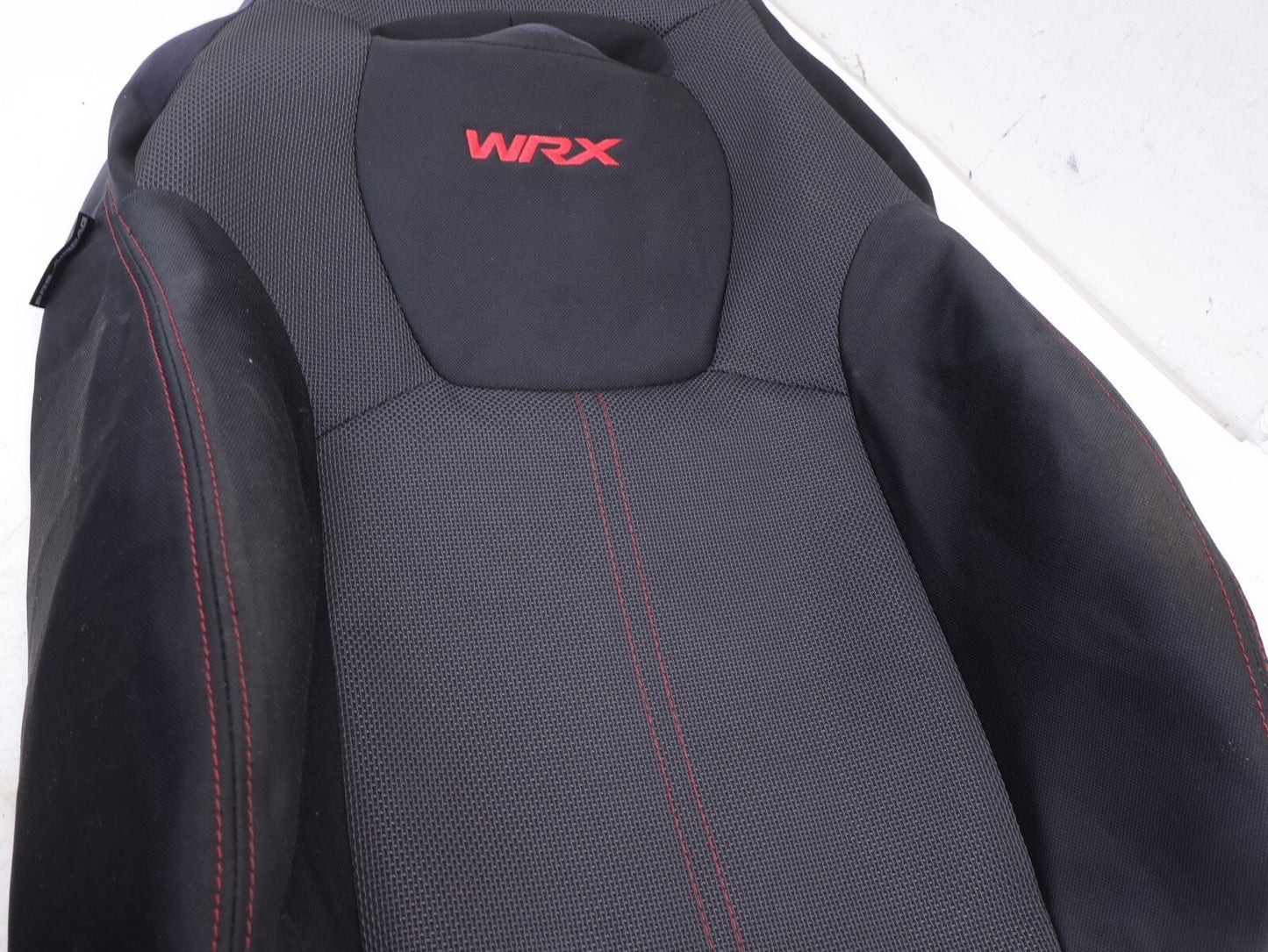 2008-2014 Subaru WRX Passenger Front Seat Cover Skin UPPER Top Cloth RH OEM