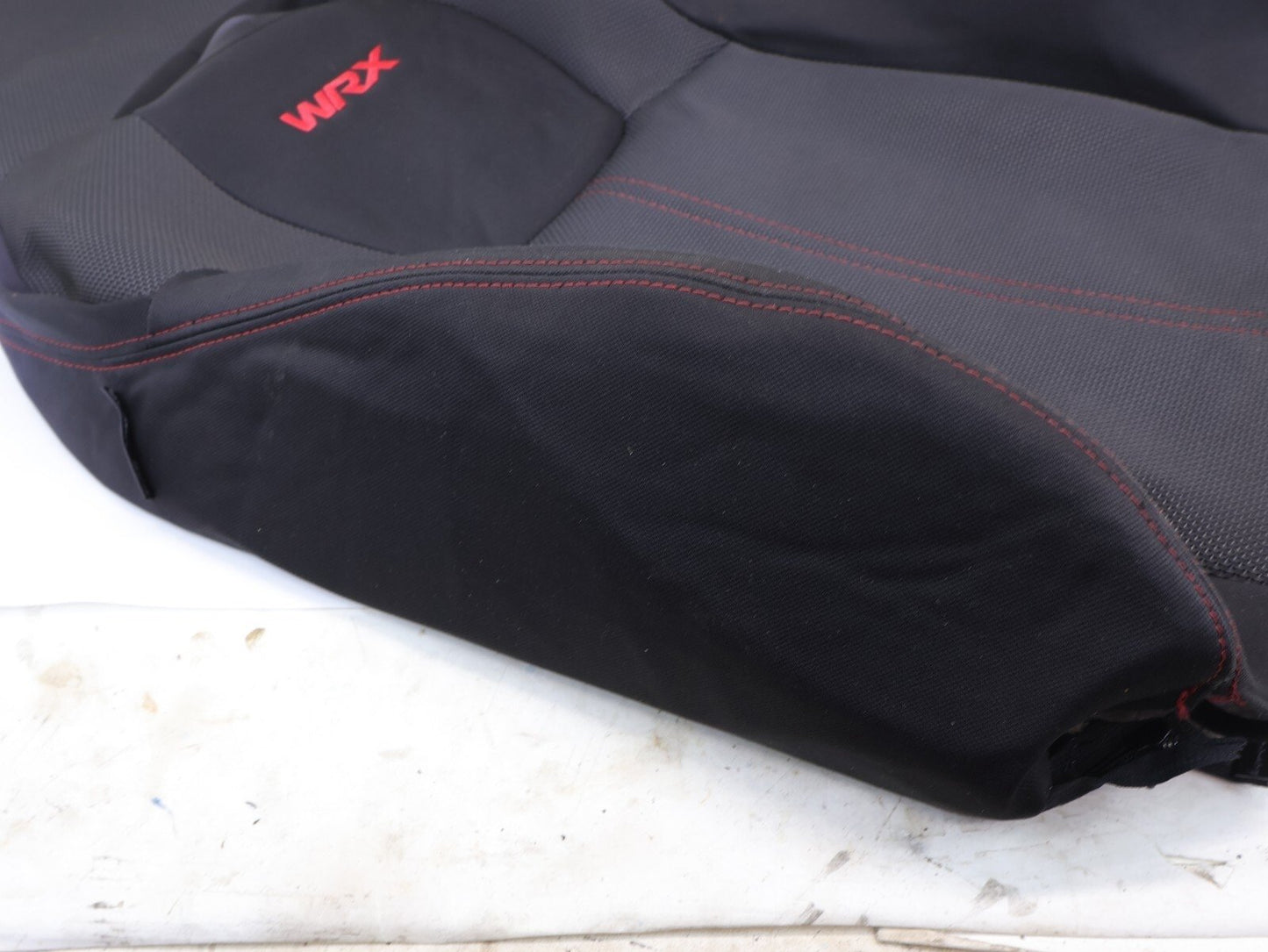 2008-2014 Subaru WRX Passenger Front Seat Cover Skin UPPER Top Cloth RH OEM