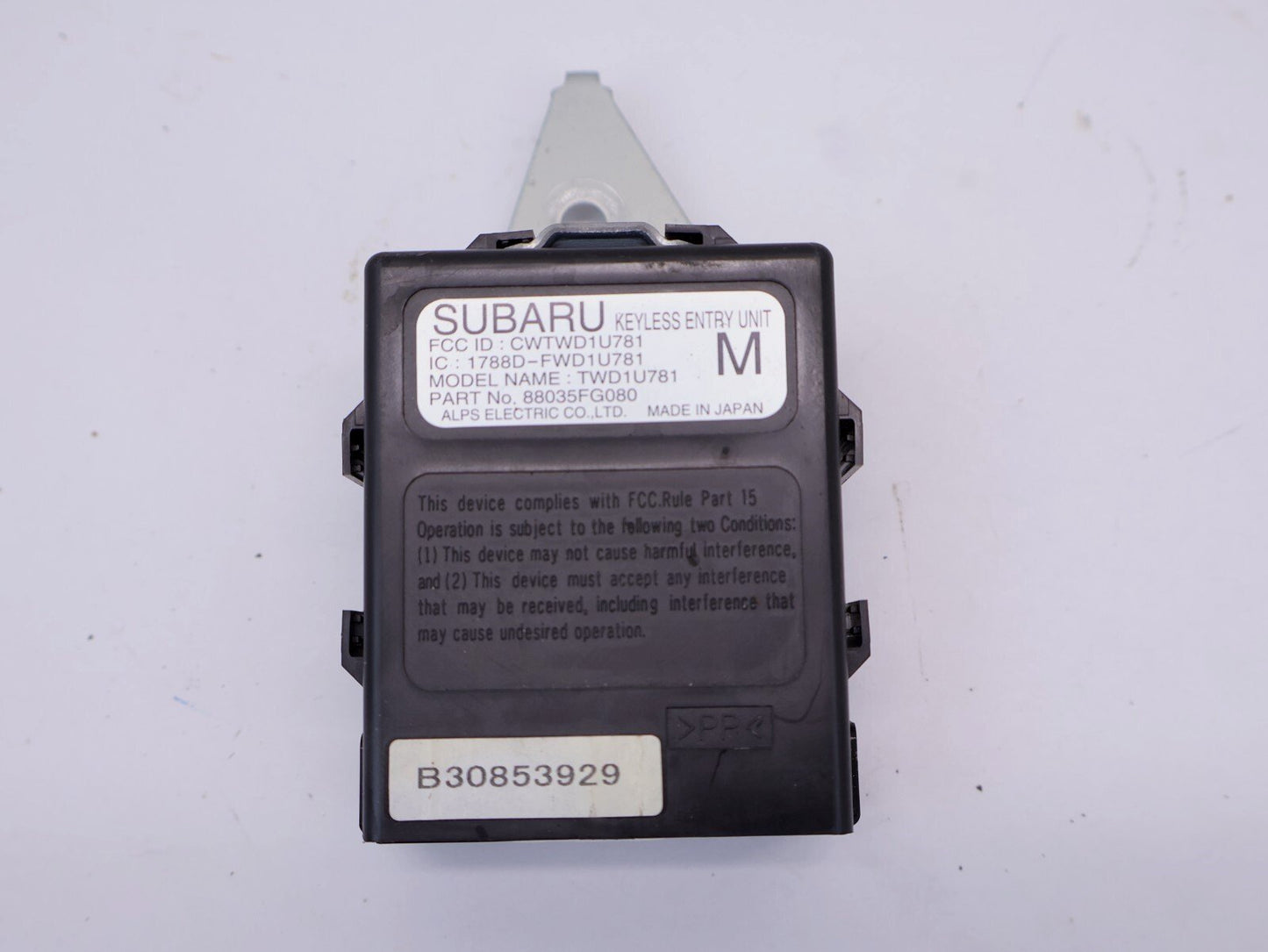 2012-2014 Subaru WRX & STI Keyless Entry Receiver Unit Module 88035FG080 12-14