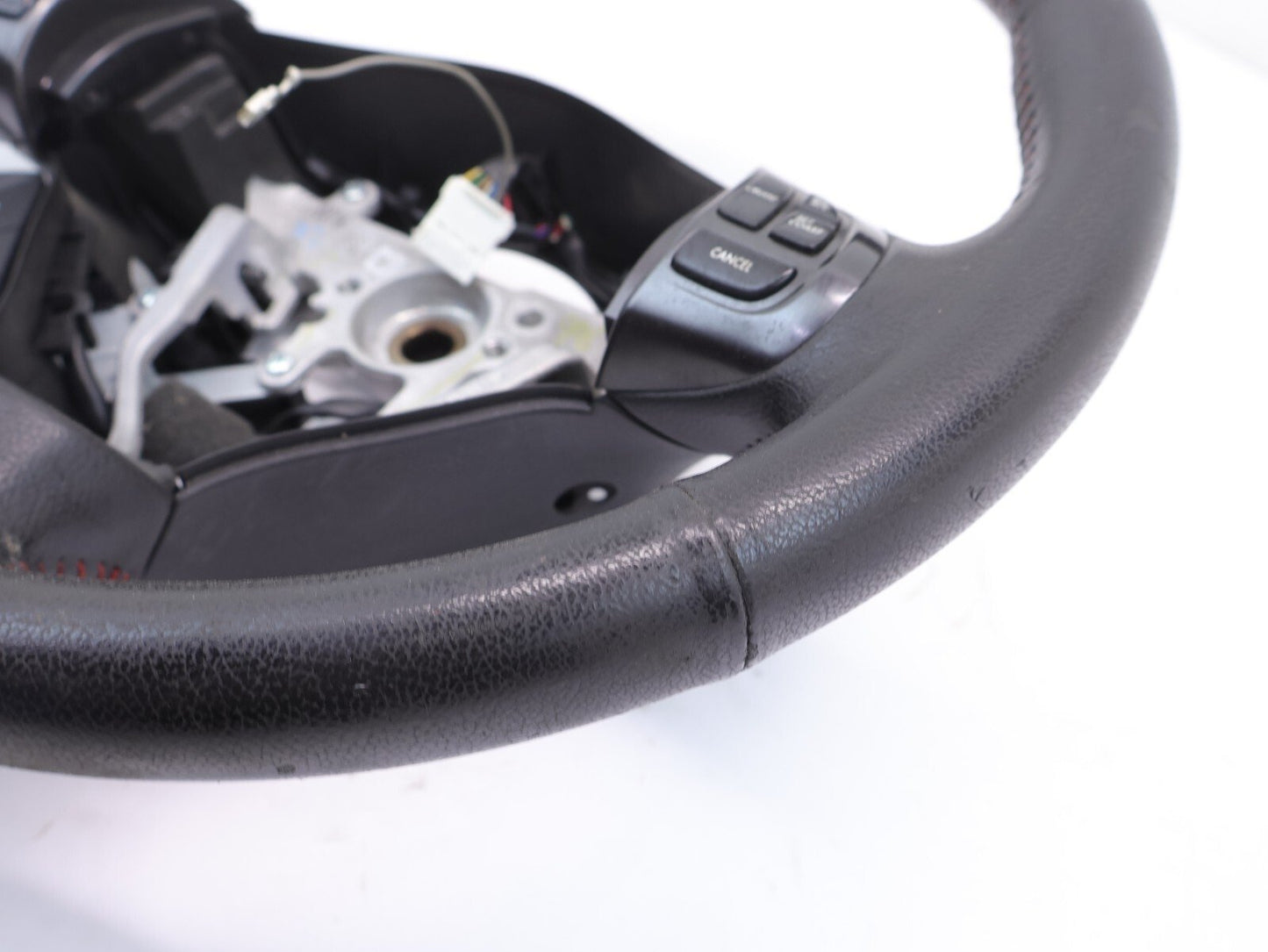 2014 Subaru WRX Wheel w/ Controls Black Leather Driver Assembly WEAR OEM 14