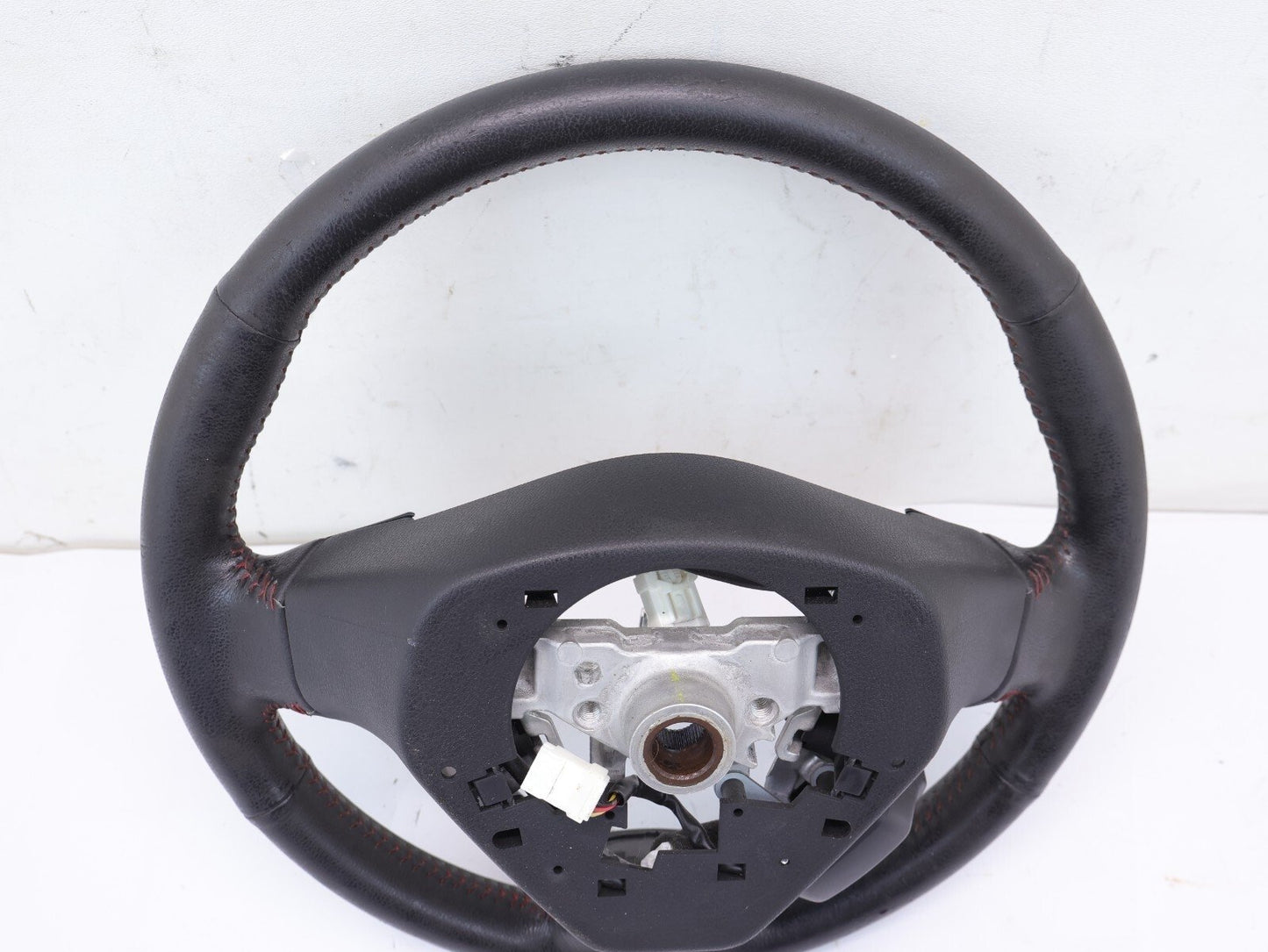 2014 Subaru WRX Wheel w/ Controls Black Leather Driver Assembly WEAR OEM 14
