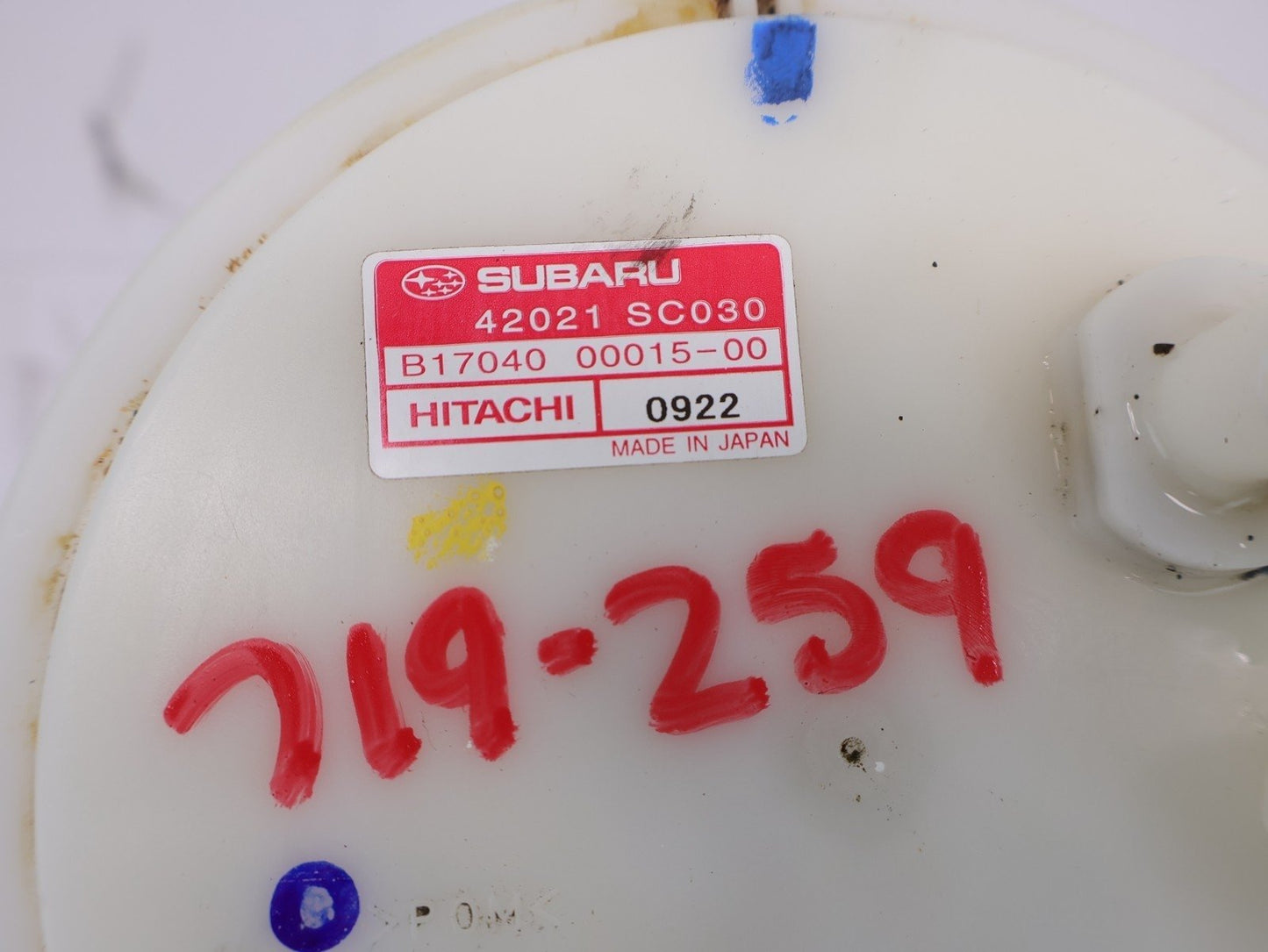2011-2013 Subaru Forester Fuel Pump Assembly 42021SC030 Non-turbo OEM 11-13