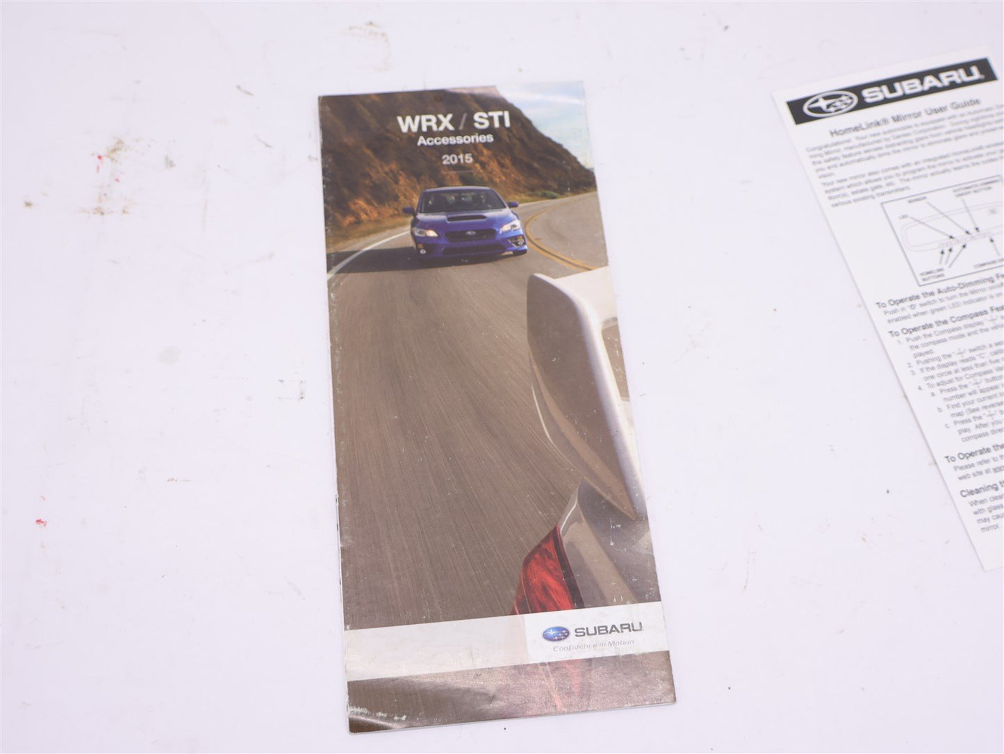 2015 Subaru WRX / WRX STI Owners Manual Booklet Book and Case OEM