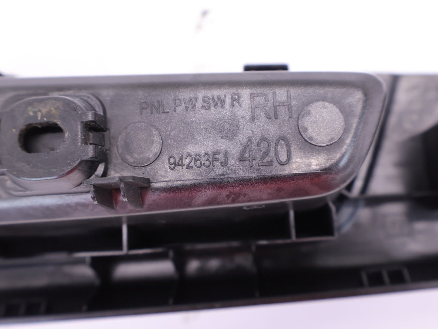 2016 Subaru Impreza Passenger Rear Window Switch Trim Cover 94263FJ420 RH Door