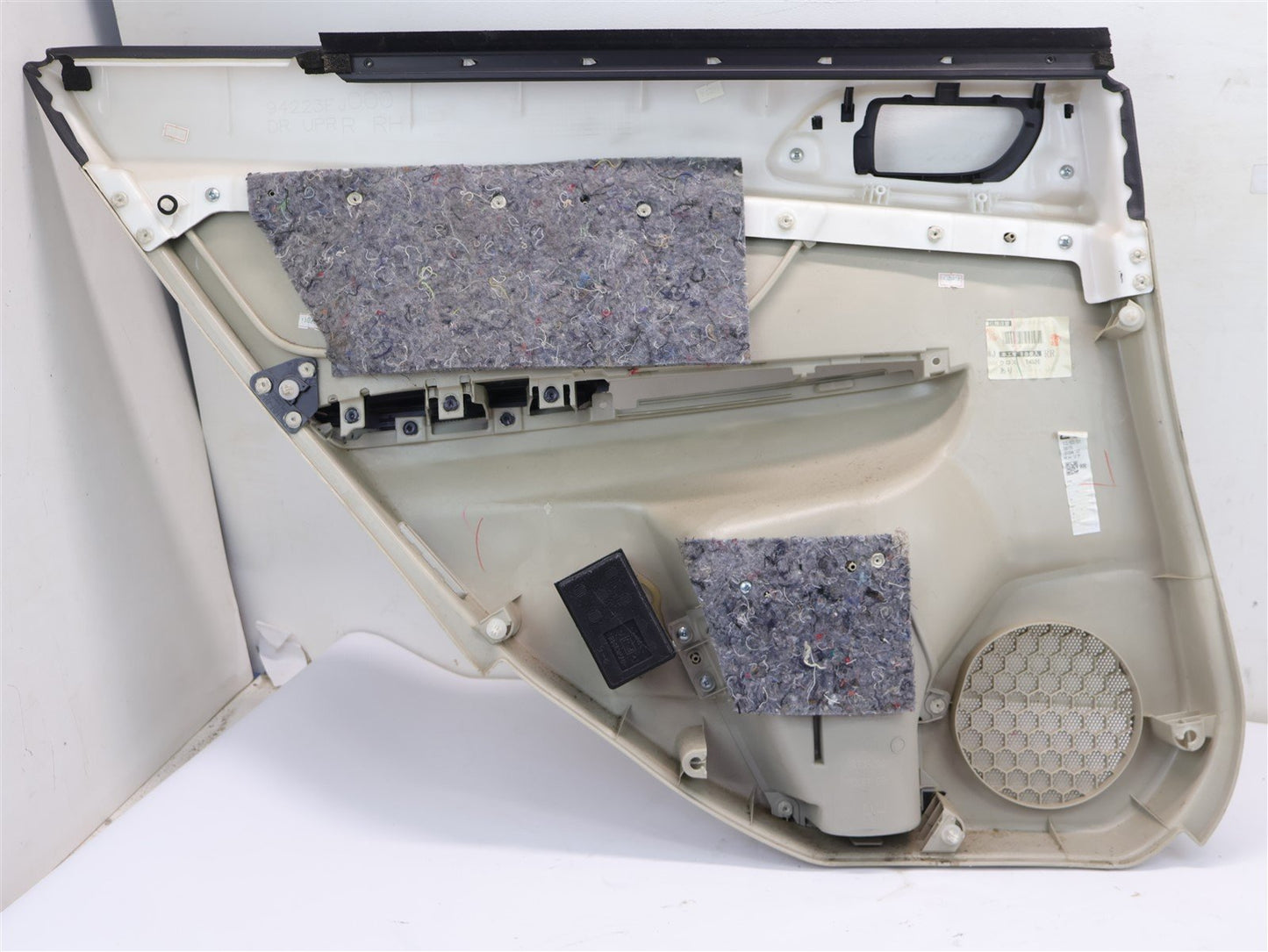 2013-2014 Subaru XV Crosstrek Passenger Rear Door Panel Interior RH Side OEM