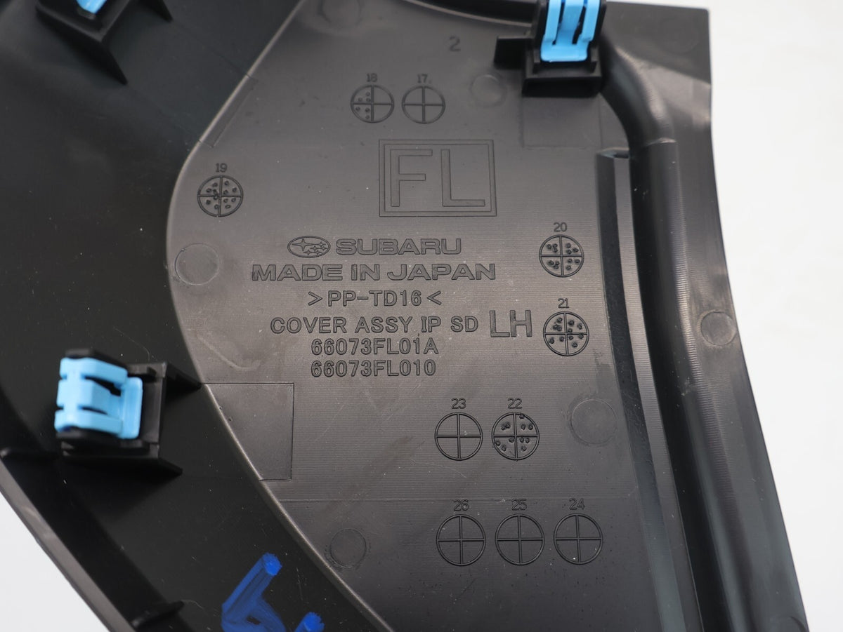 2019-2024 Subaru Forester Dash Trim End Cap Cover Driver LH Left Side 66073FL01A