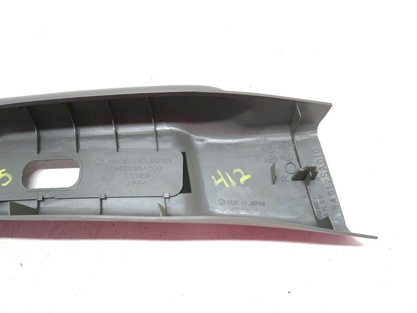 03-08 Subaru Forester XT Driver Upper B Pillar Trim Panel LH Seat Belt 2003-2008