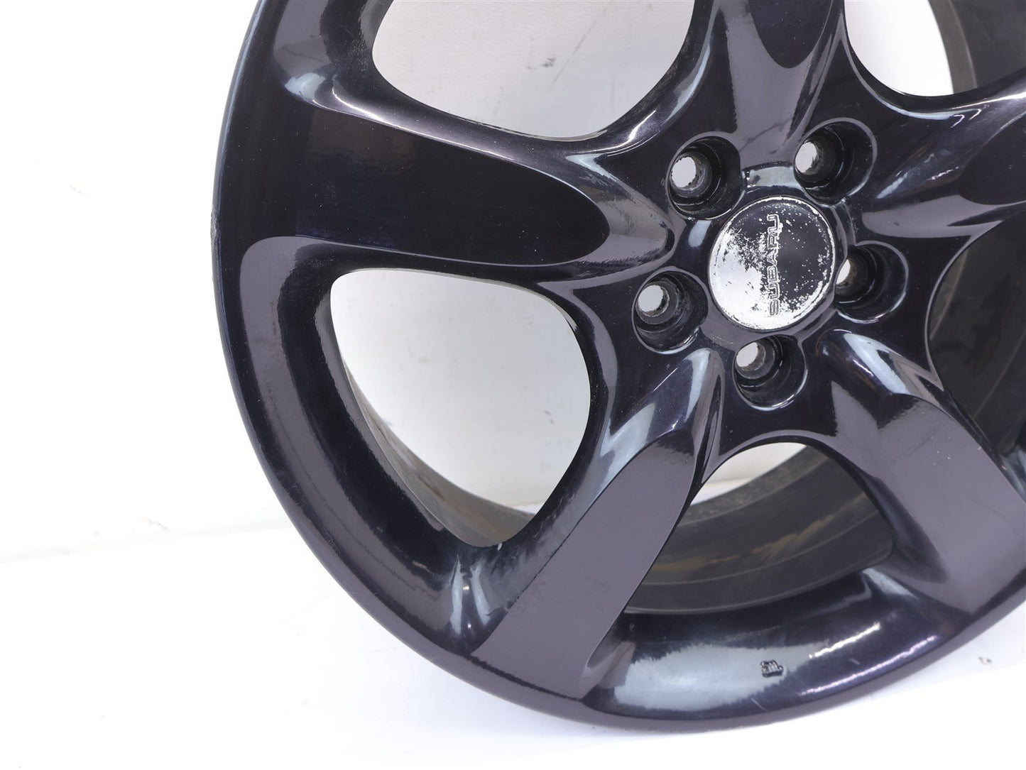 2008-2009 Subaru Legacy Wheel 17 x 7 Alloy 17" 08-09 OEM 5 Spoke Painted Black
